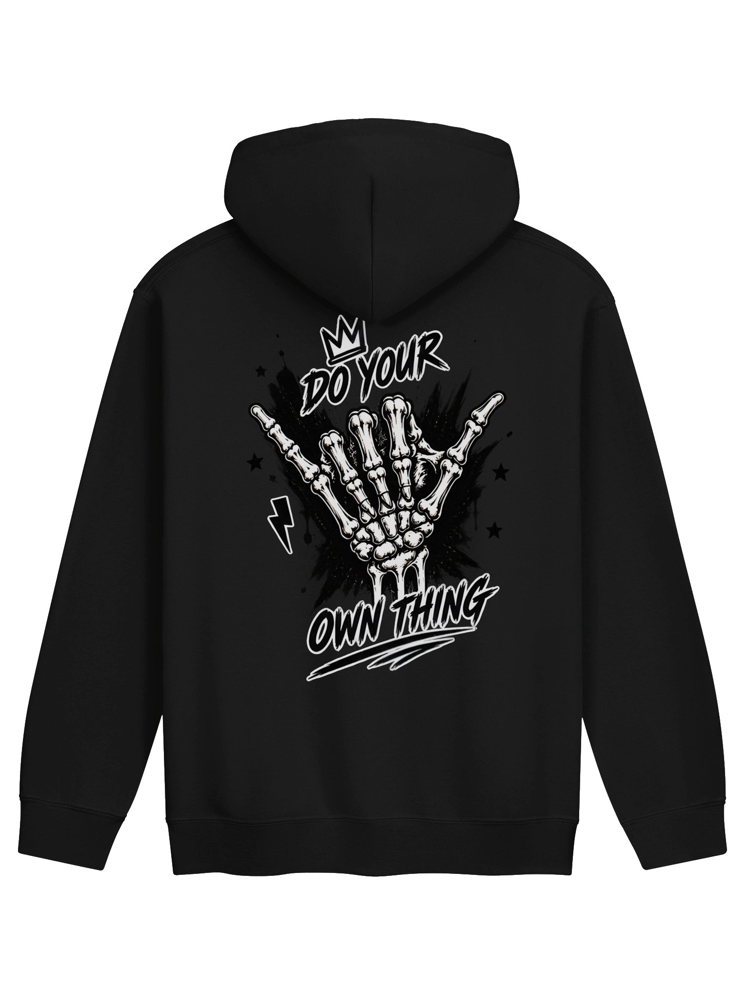 Do Your Own Thing Skeleton Hand Hoodie | Haven Teen Collection product image (17)