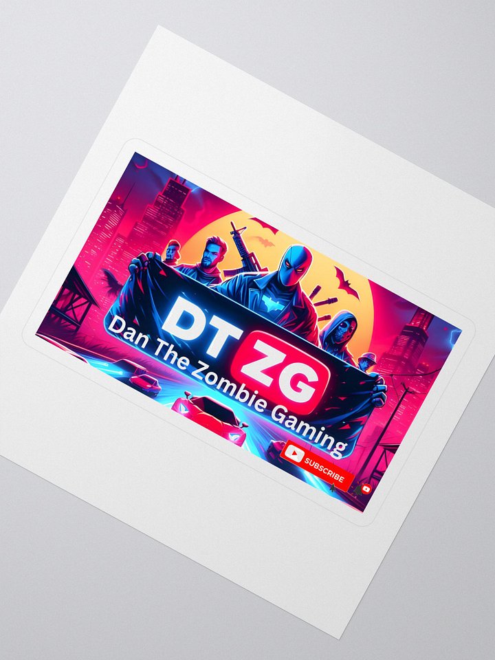 Dan The Zombie Gaming stickers product image (2)