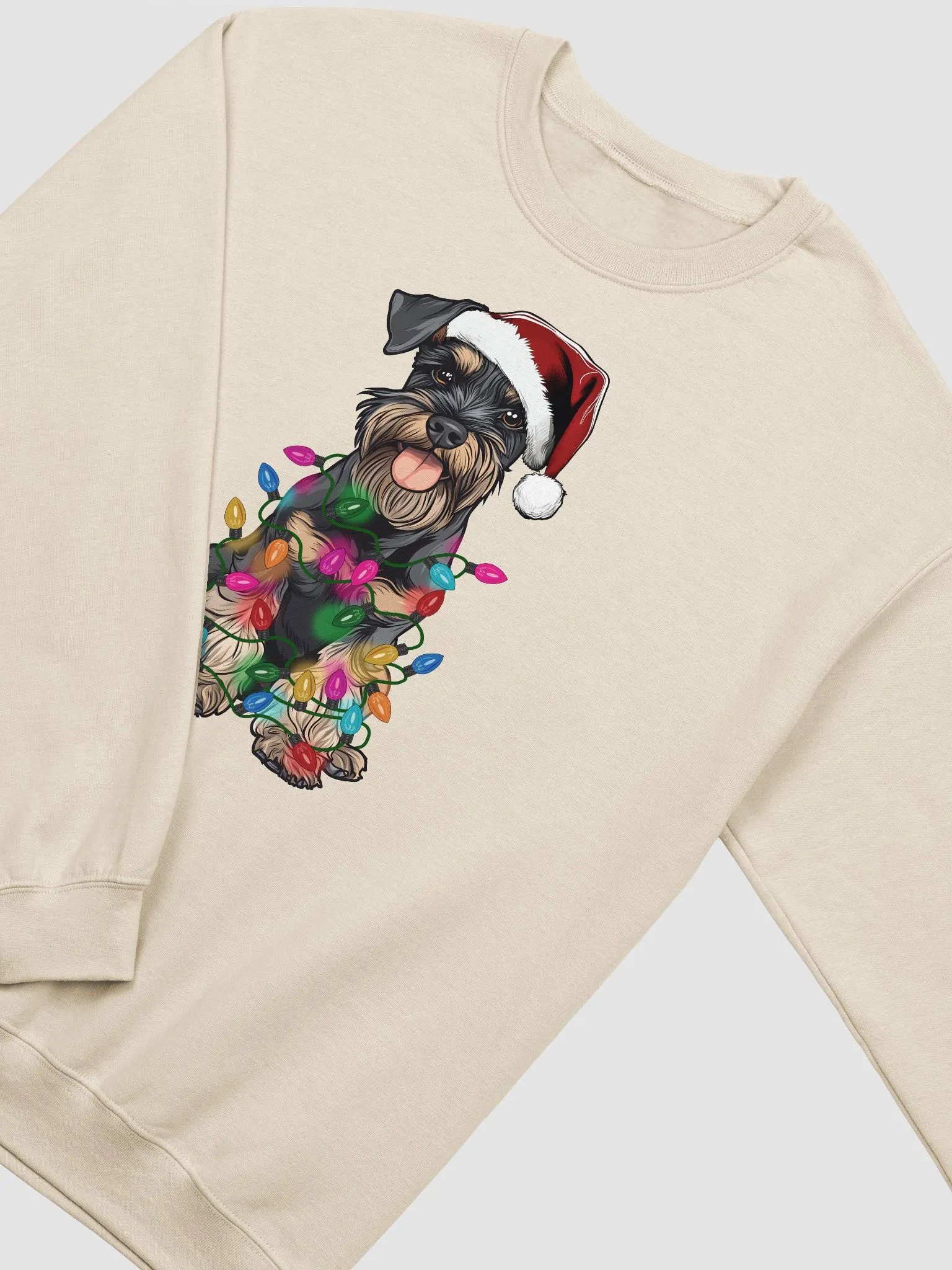 Funny Miniature Schnauzer(Black & Tan) Christmas Sweatshirt product image (23)