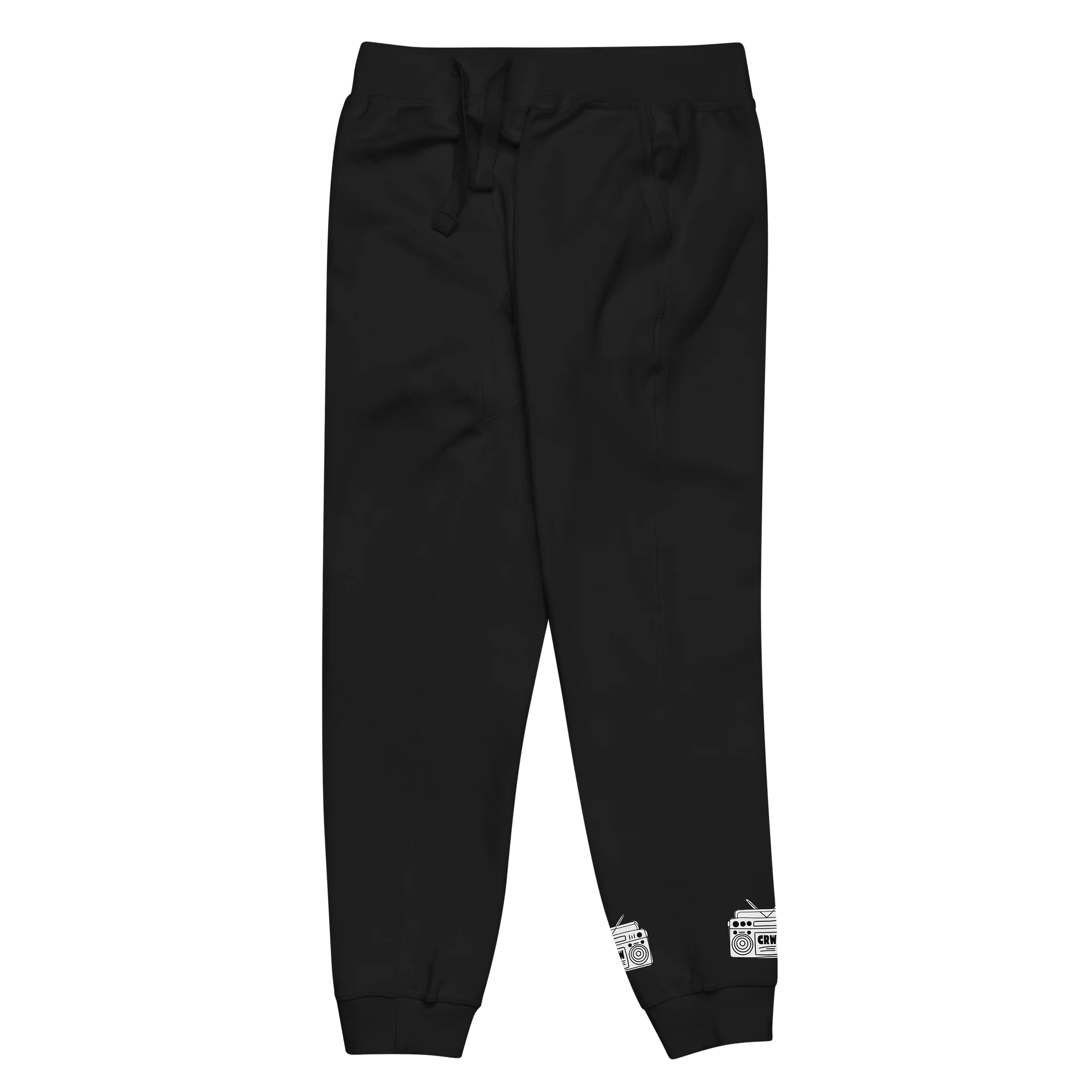 The "Boombox" Slim-Fit Joggers - Retro 90s Graphic Training Pants product image (2)