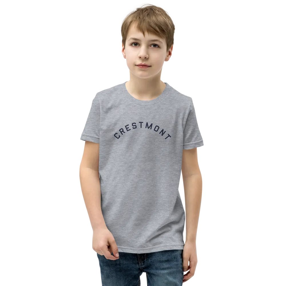YOUTH - CRESTMONT T-SHIRT ON ATHLETIC GRAY product image (1)