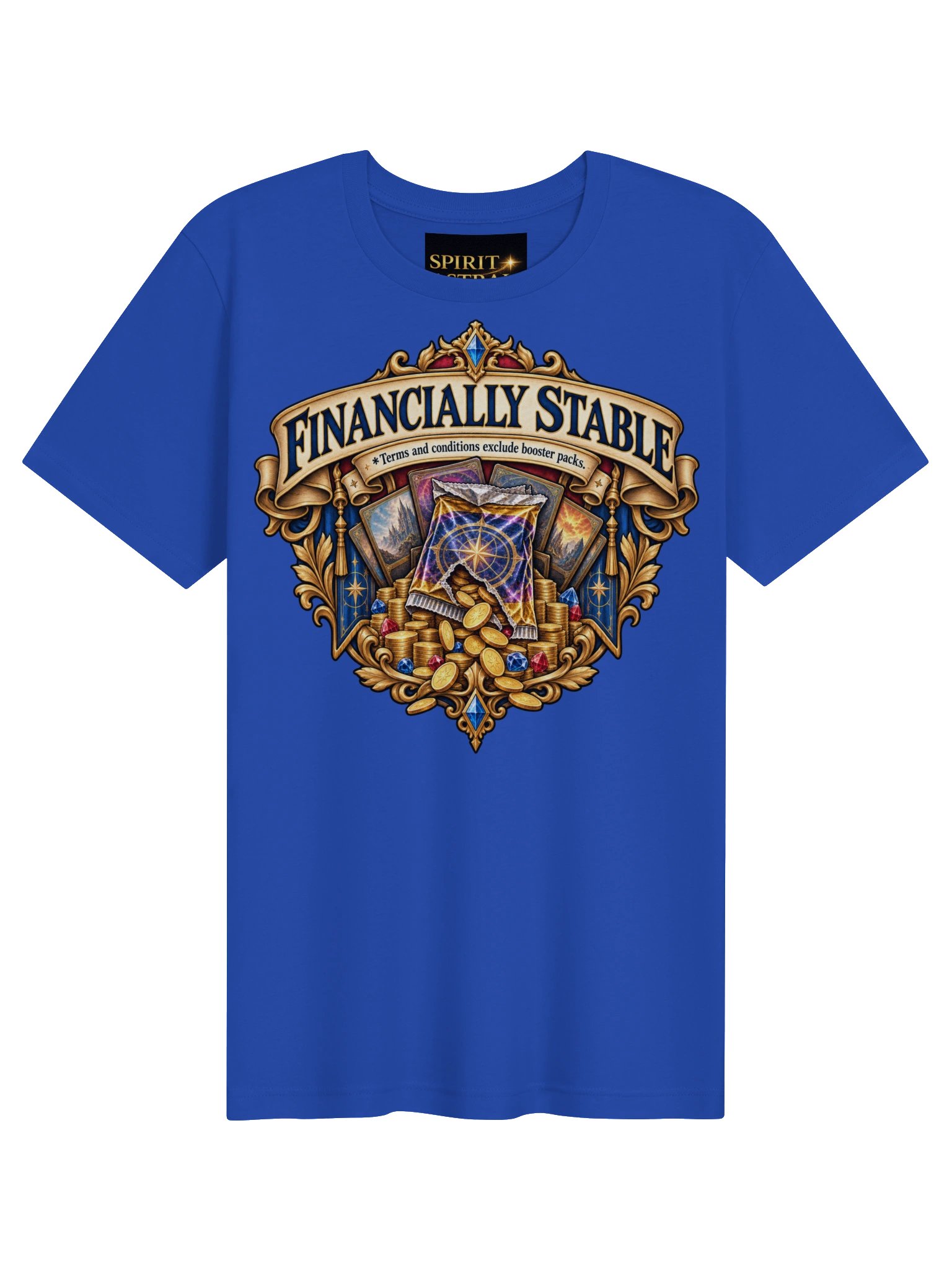 Financially Stable Booster Pack Emblem Tee product image (99)