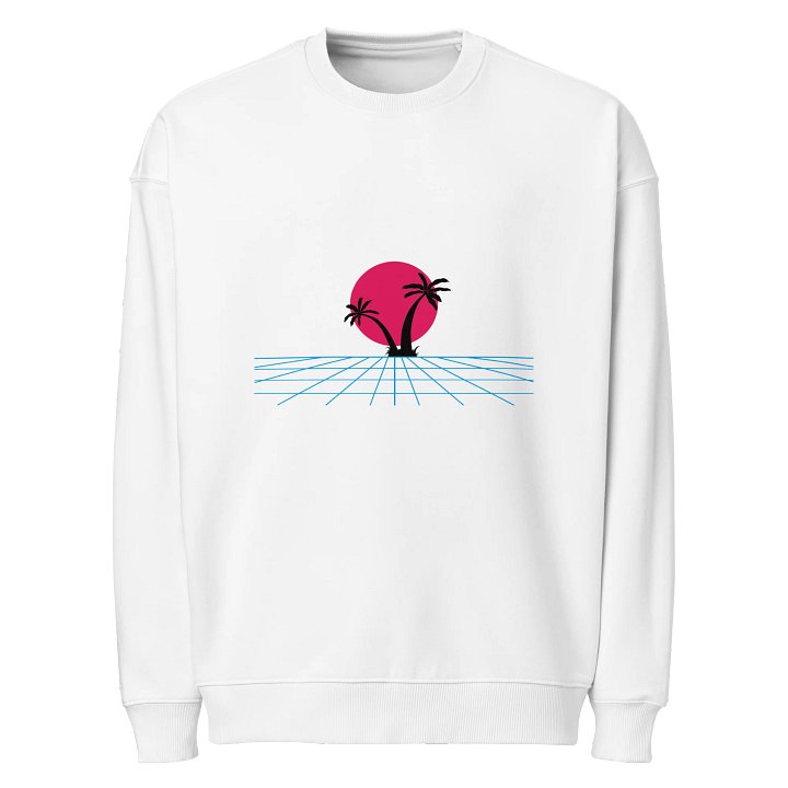 Retro Future Sunset Oversized Sweatshirt product image (1)