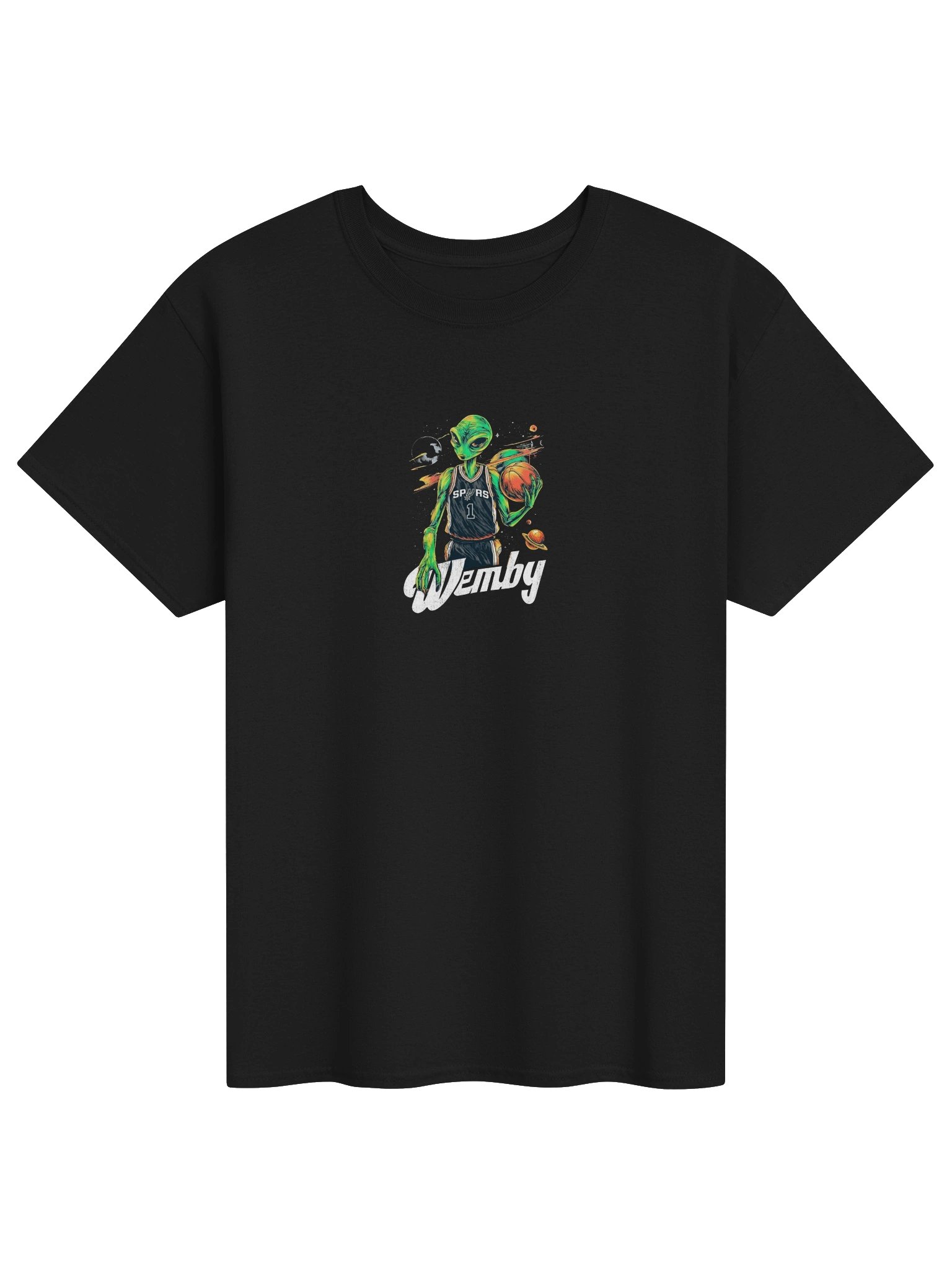 Wemby Space Alien Basketball Tee product image (1)