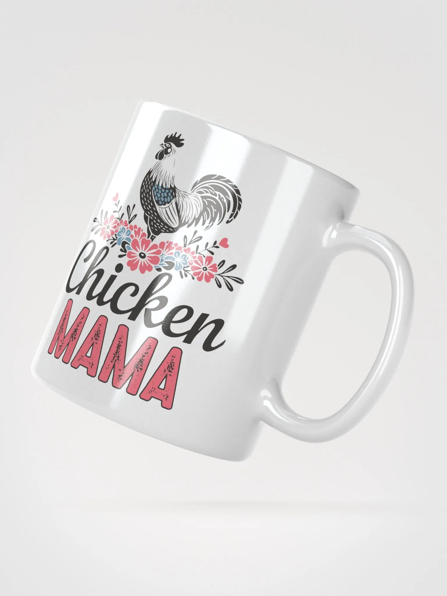 Floral Chicken Mama Mug product image (6)