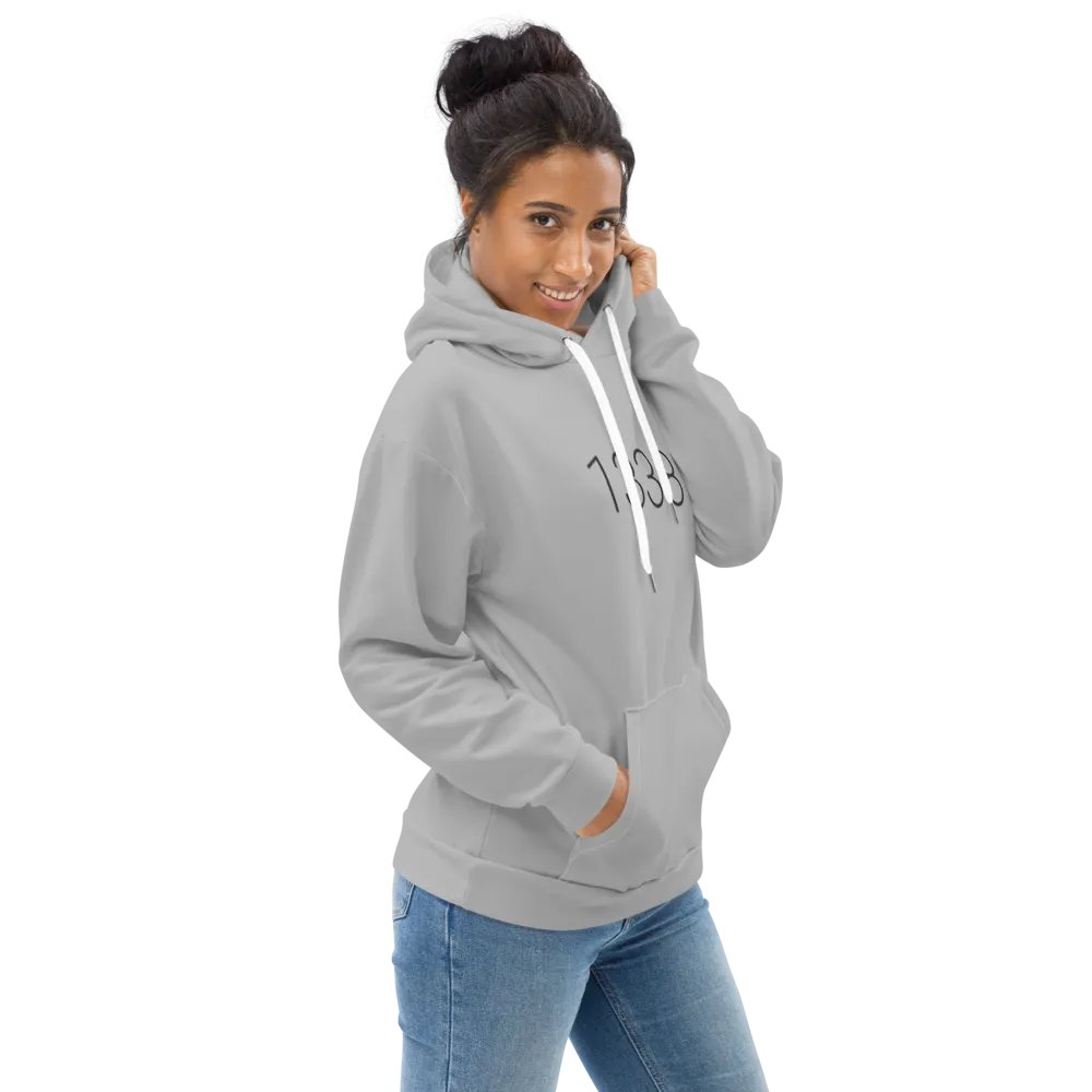 1338, beyond leet hoodie (grayscale mode) product image (2)