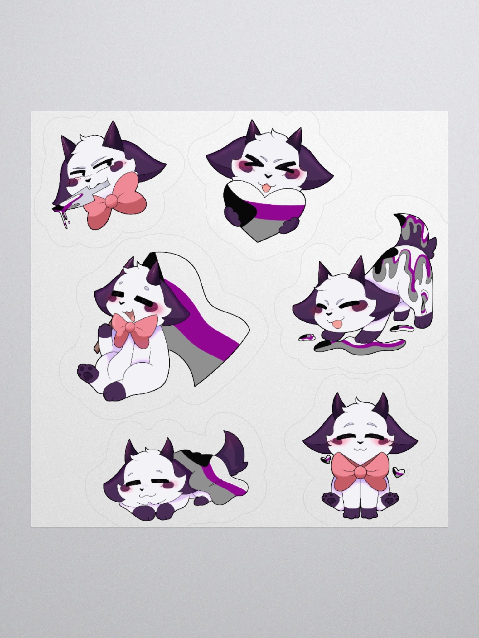 PRIDE/Demisexual Sticker Sheet product image (1)