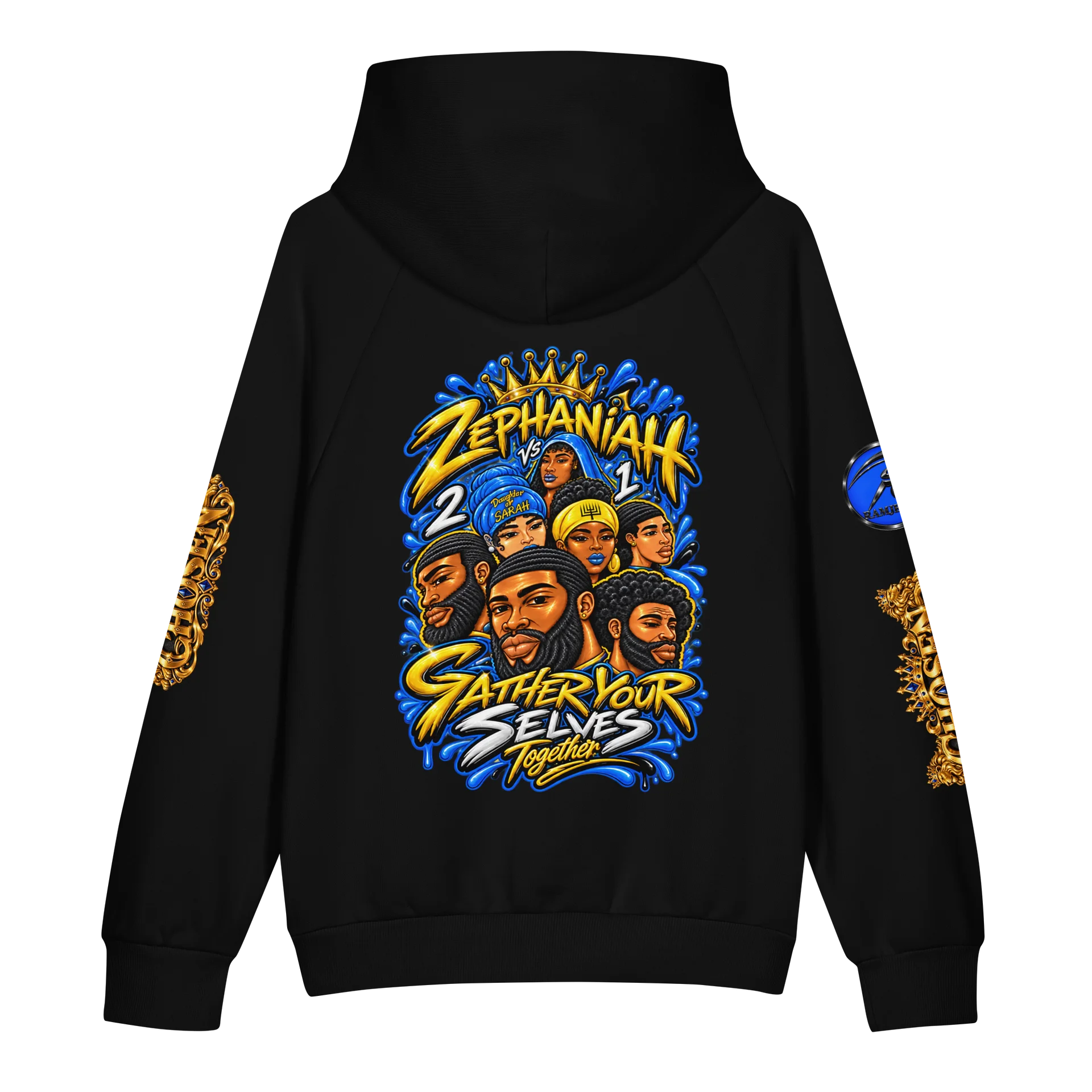 Zephaniah 2 Gather Your Selves Hoodie Blue product image (2)