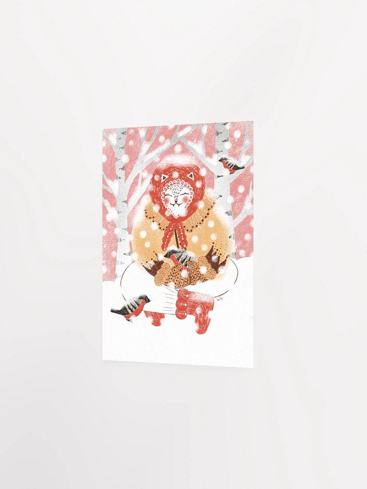 cat in the snow product image (2)
