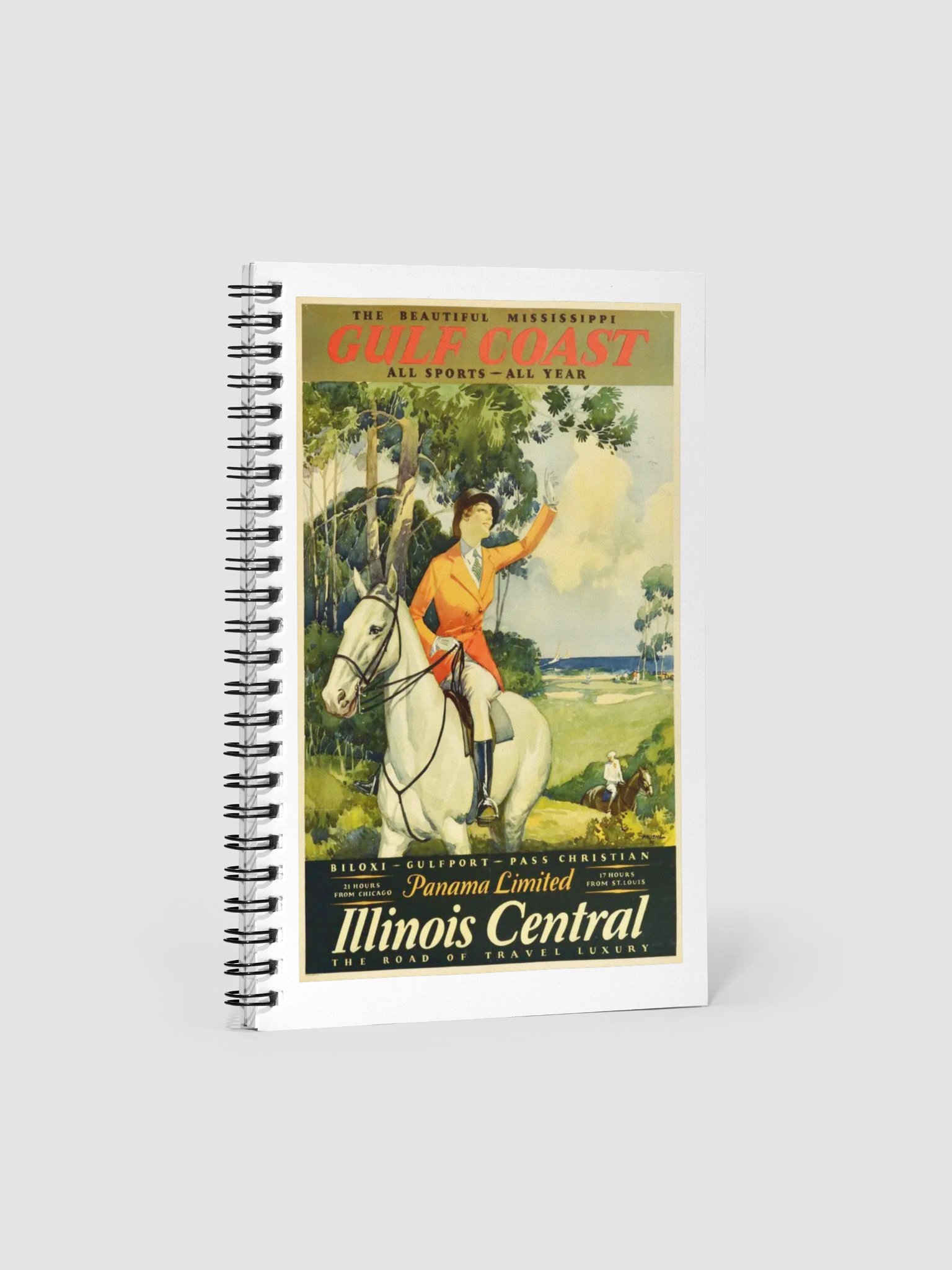 Mississippi Gulf Coast Vintage Travel Notebook product image (1)