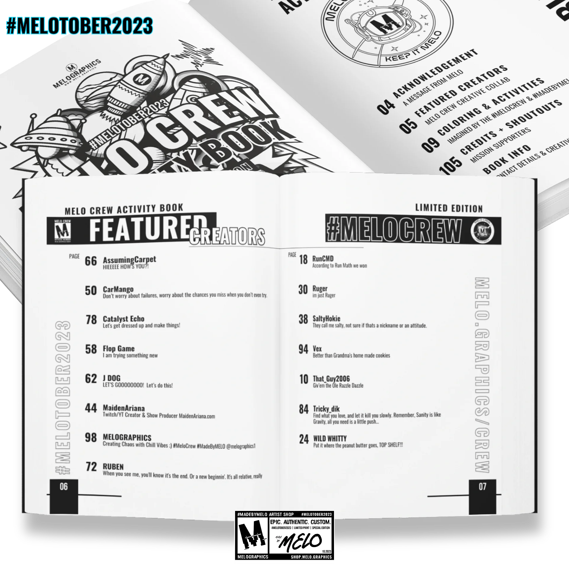 MELO CREW Activity Book: Uncensored Digital Edition | #MadeByMELO product image (3)