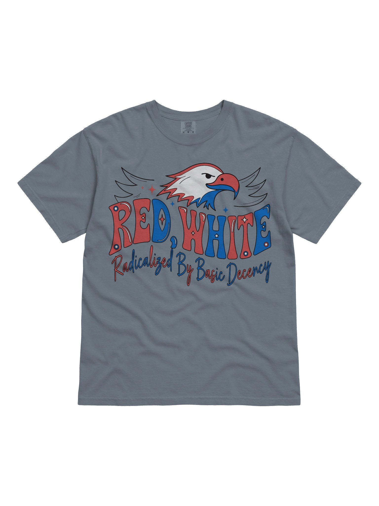Radicalized By Basic Decency, Patriotic USA 250 Eagle Shirt product image (12)
