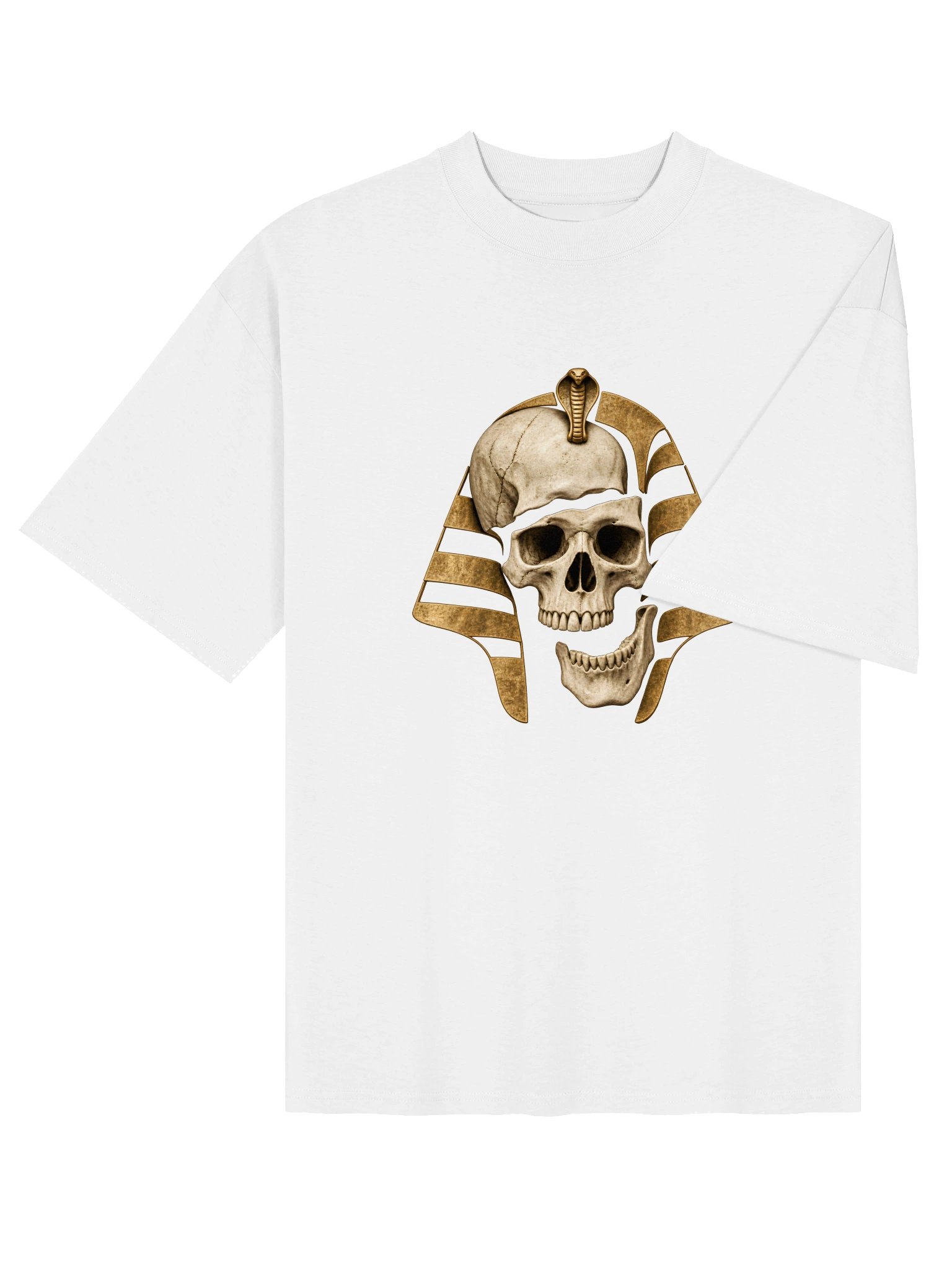 DNARNYA — Dislocated Pharaoh T-Shirt — White product image (4)