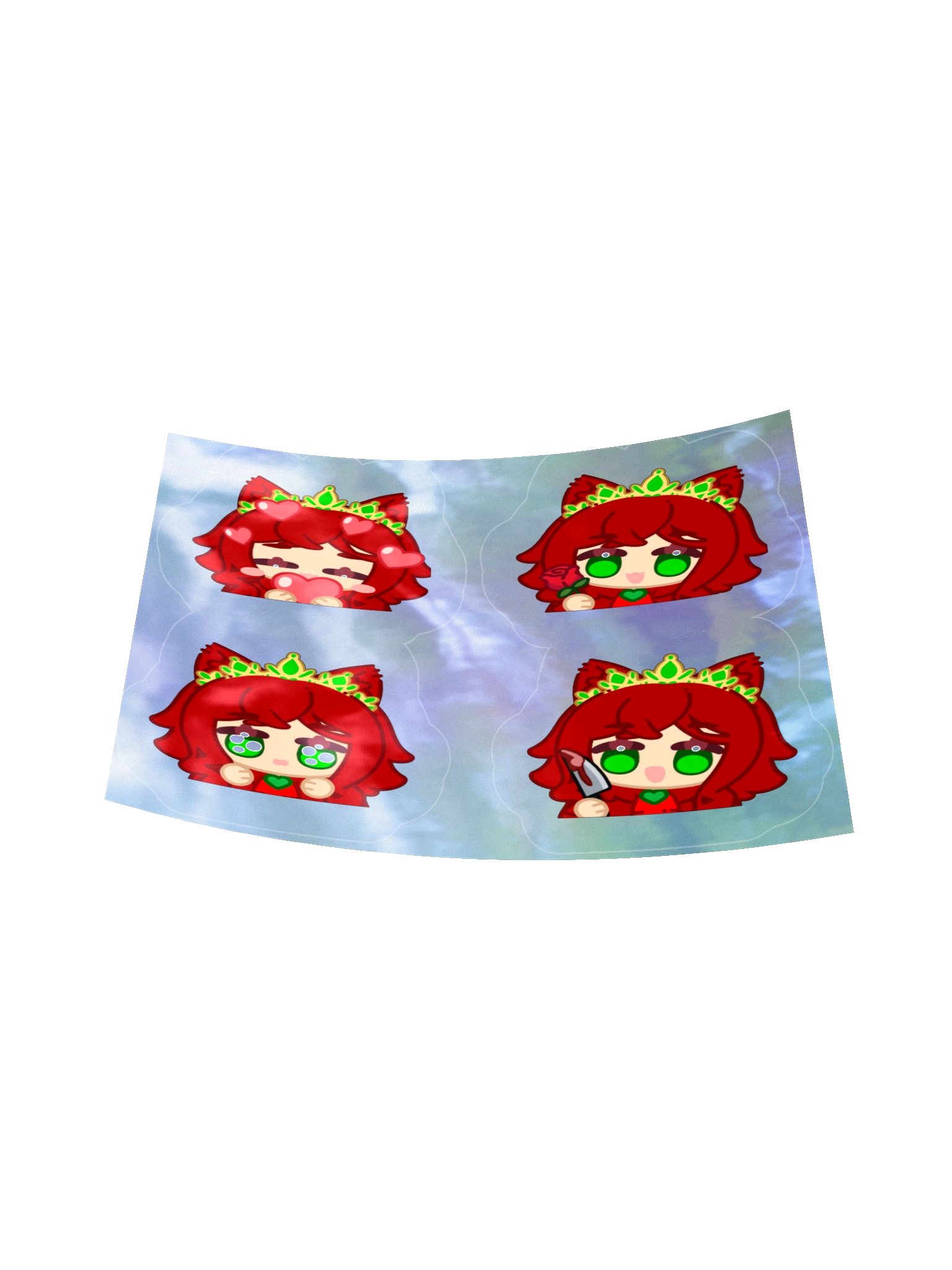 holo chibi sticker product image (17)