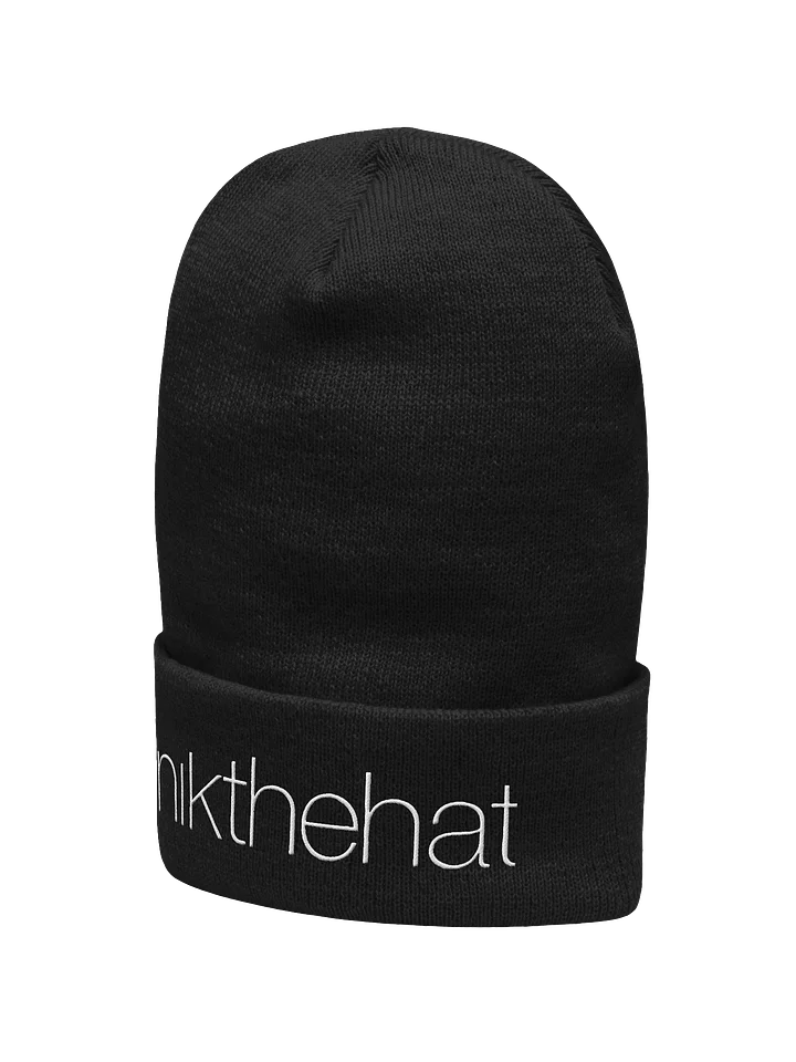 Embroidered Yupoong Cuffed Beanie • nik the hat product image (2)