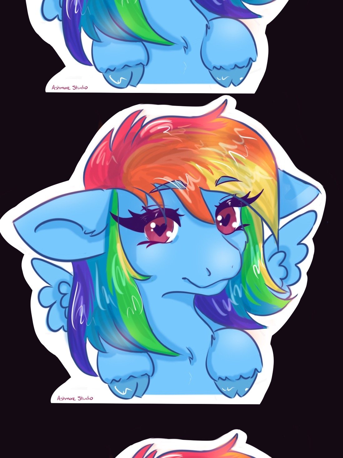 Dashing pony sticker product image (1)