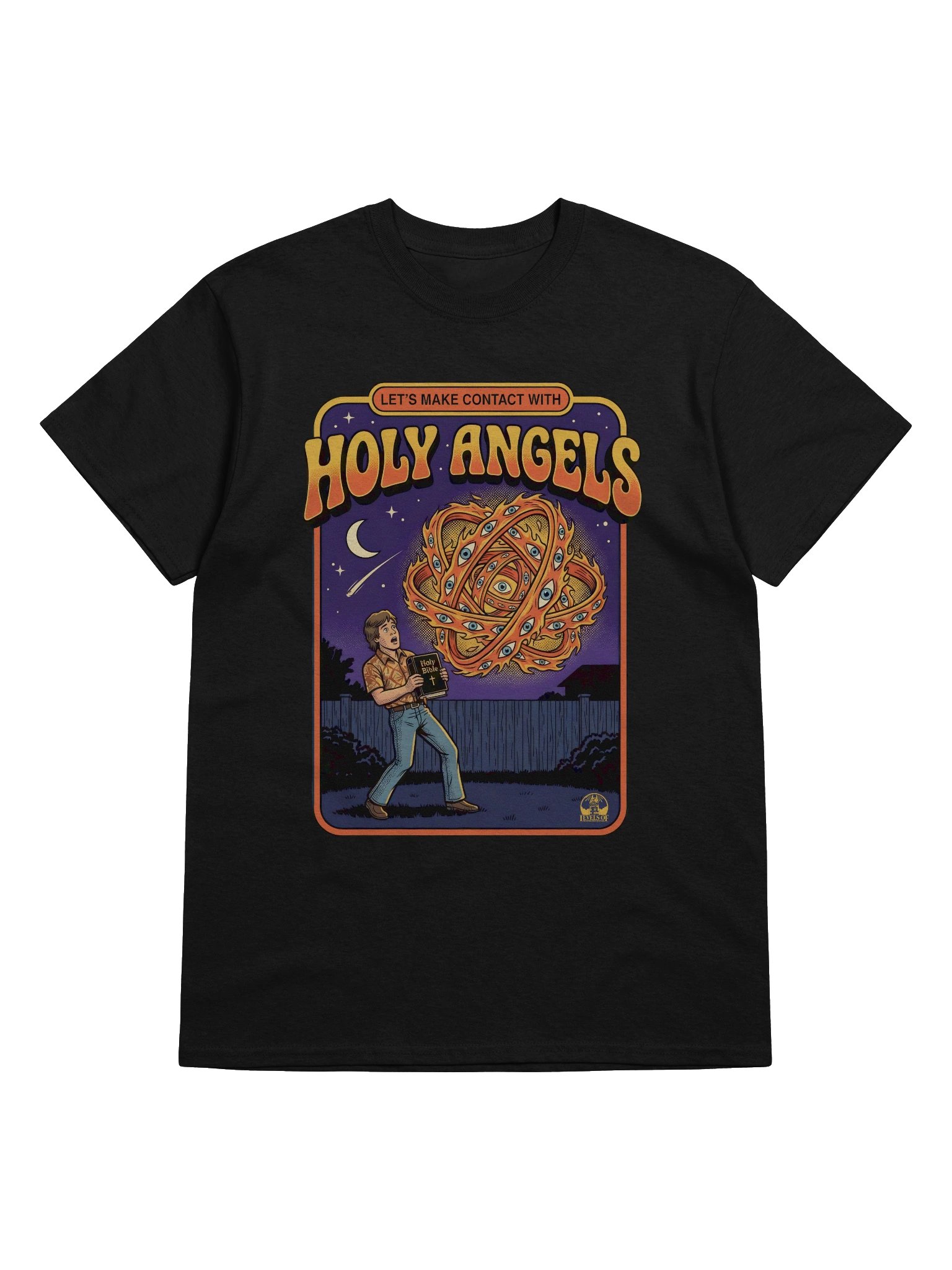 "Let's Make Contact With Holy Angels" Tee product image (52)
