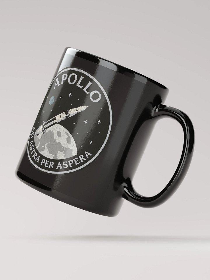 Apollo Program Mug – Ad Astra Per Aspera Coffee Cup | NASA Moon Mission Tribute product image (2)