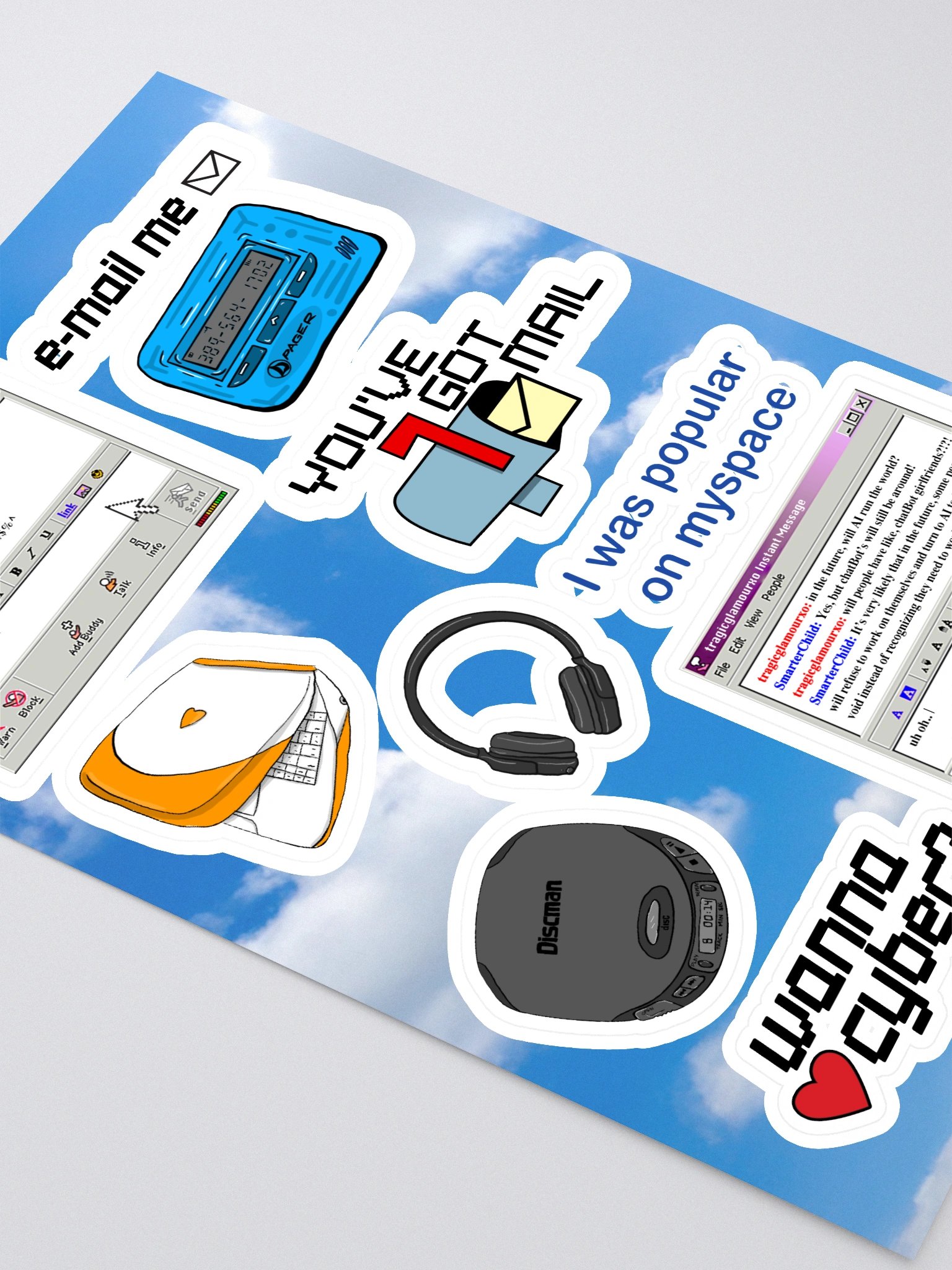 Internet Hottie Sticker Sheet product image (2)