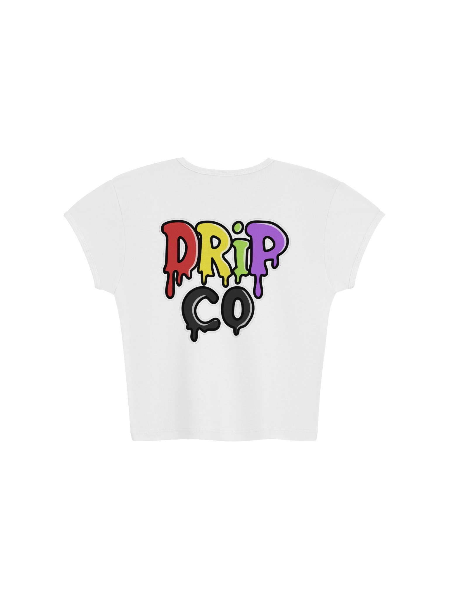 DRIPCO Colorful Drip Graphic Baby Tee product image (11)