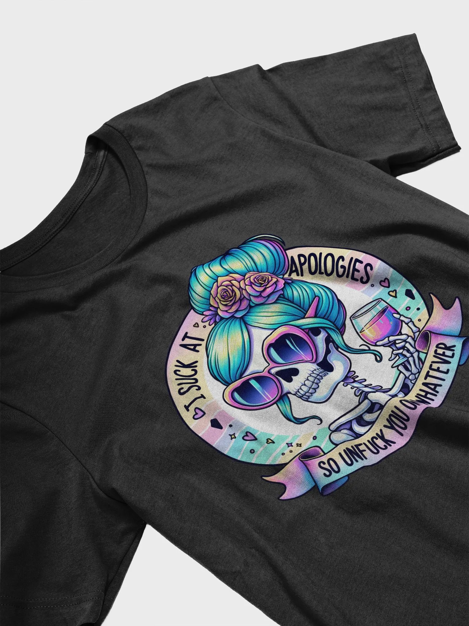 Sassy Skeleton Apology T-Shirt product image (3)