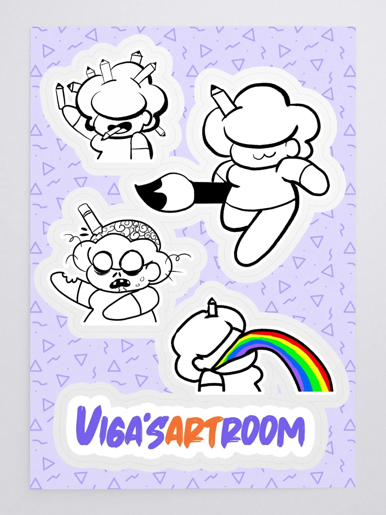 Viga's Art Room Sticker Sheet 1 product image (3)