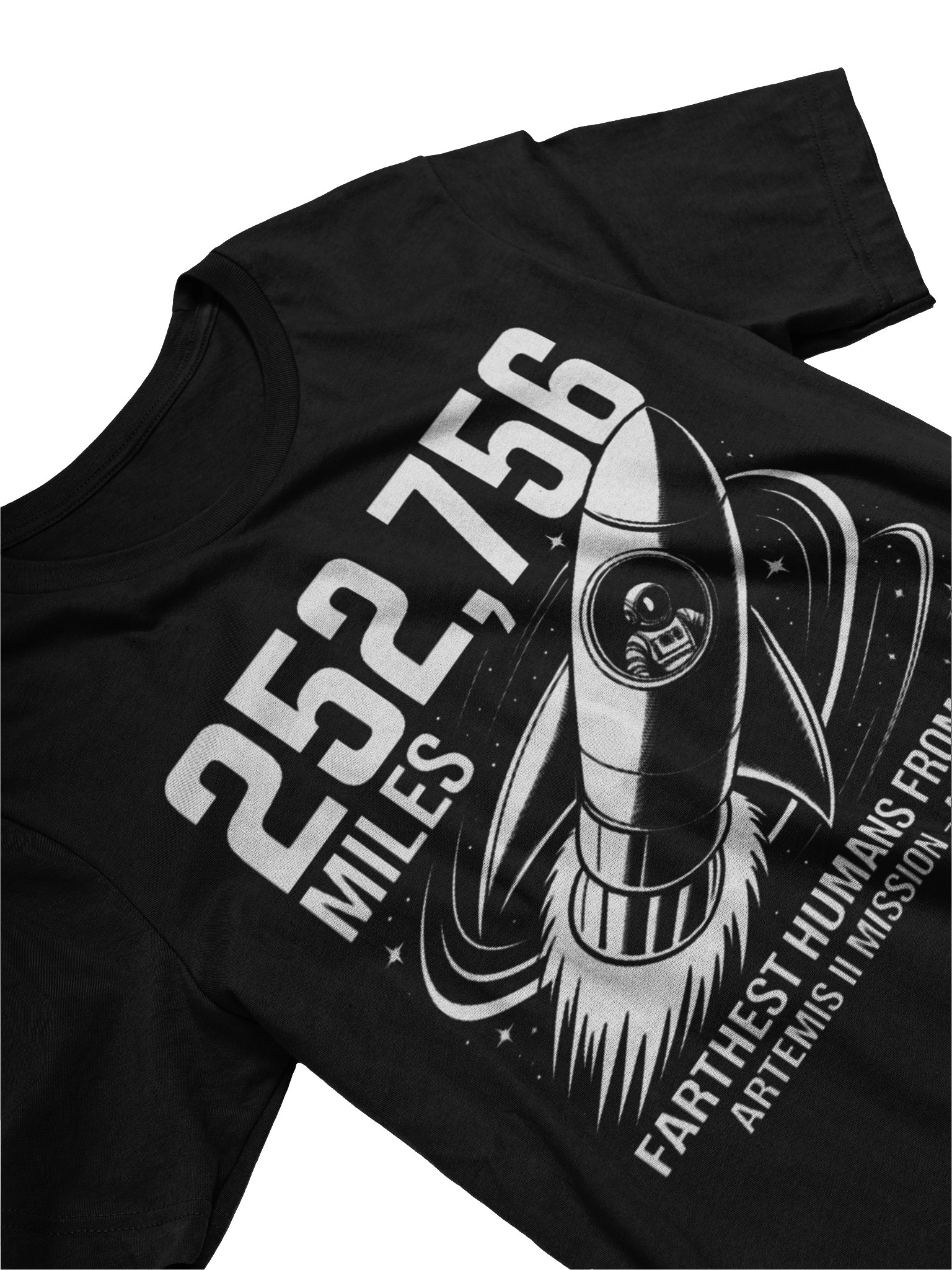 Artemis II Mission 252,756 Miles Moon Lunar Flyby 2026 Supersoft T-shirt product image (26)