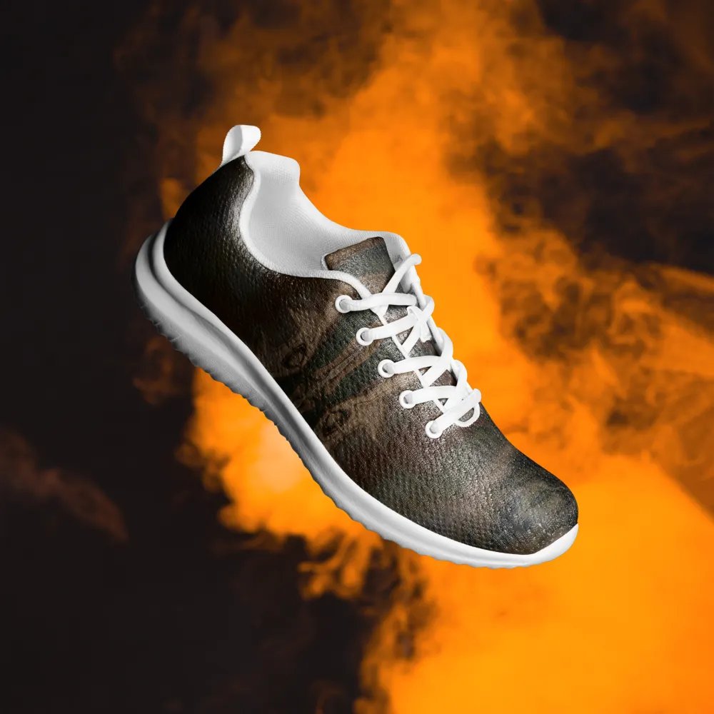 Earth Wave Camouflage Pattern Men's Athletic Shoes product image (12)