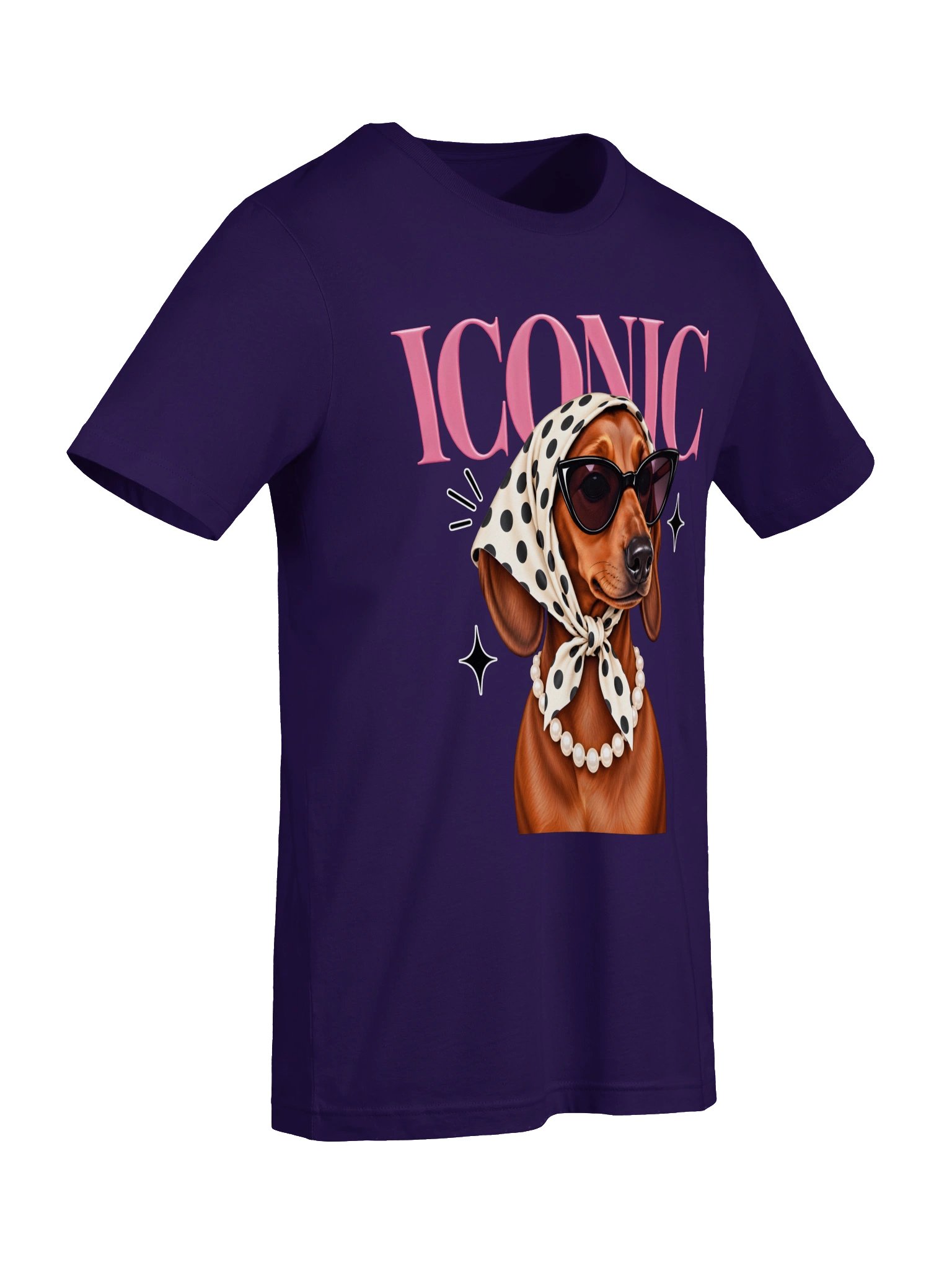 Iconic Dachshund Glam Tee product image (27)
