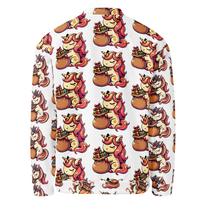 Vibrant Fox Tales All-Over Print Bomber Jacket product image (2)