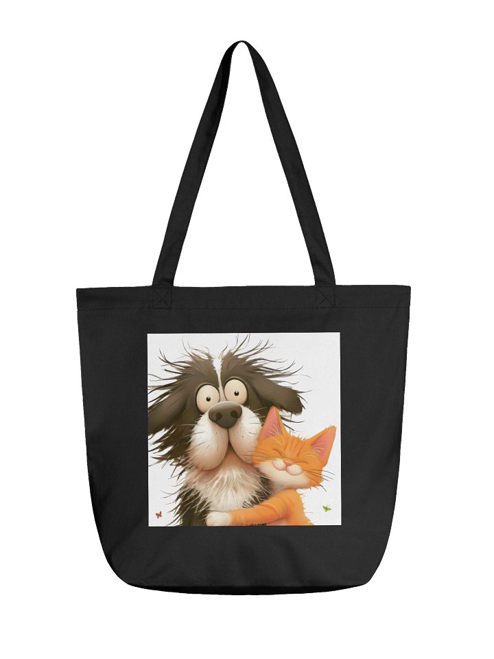 Dog and Kitten Hug Tote Bag product image (1)