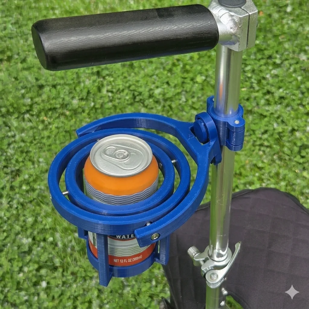 Zuca Cart Stabilized Cup Holder | Disc Golf | Fits Yeti Rambler & 12oz Cans product image (6)