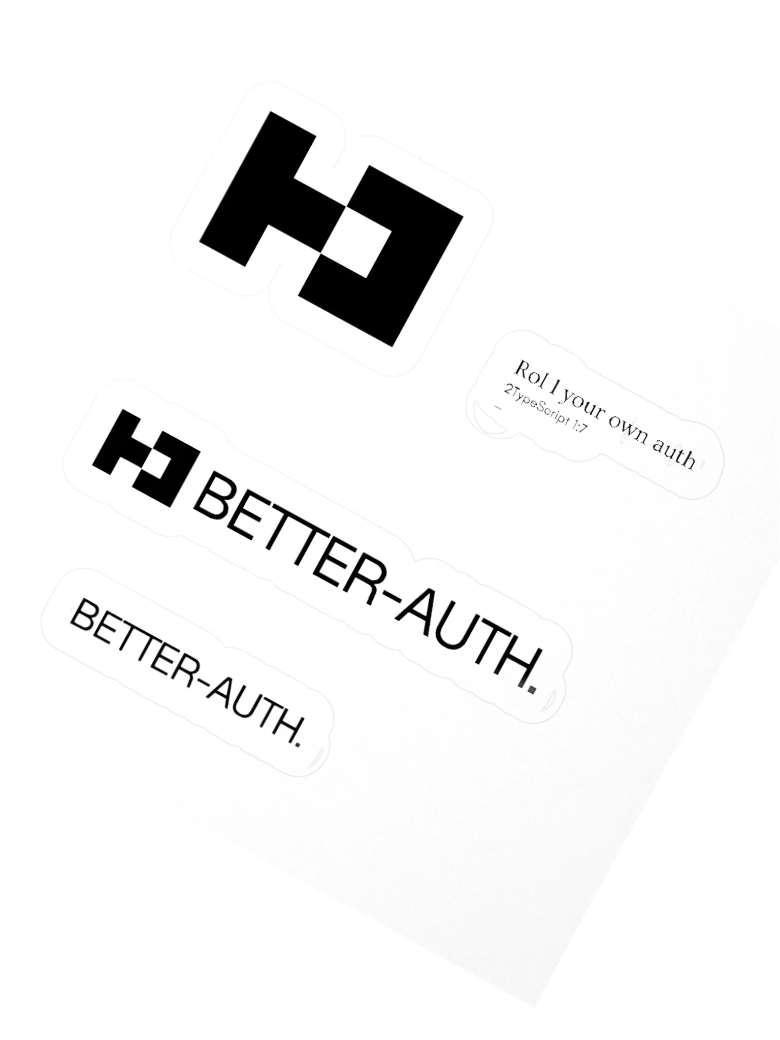 Better Auth Vinyl Stickers - View 2