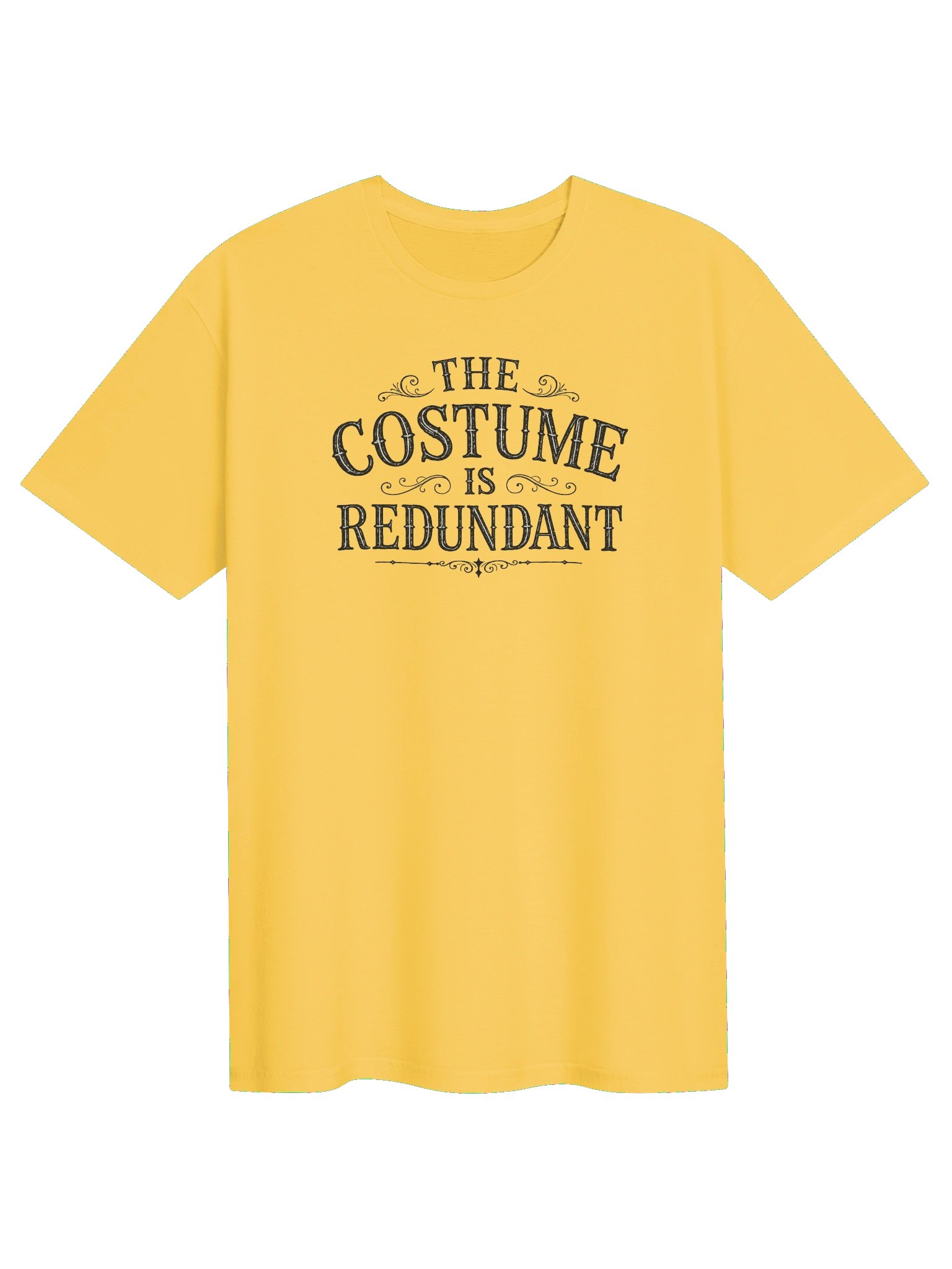 THE COSTUME IS REDUNDANT Halloween Unisex Cotton Softstyle T-Shirt product image (1)