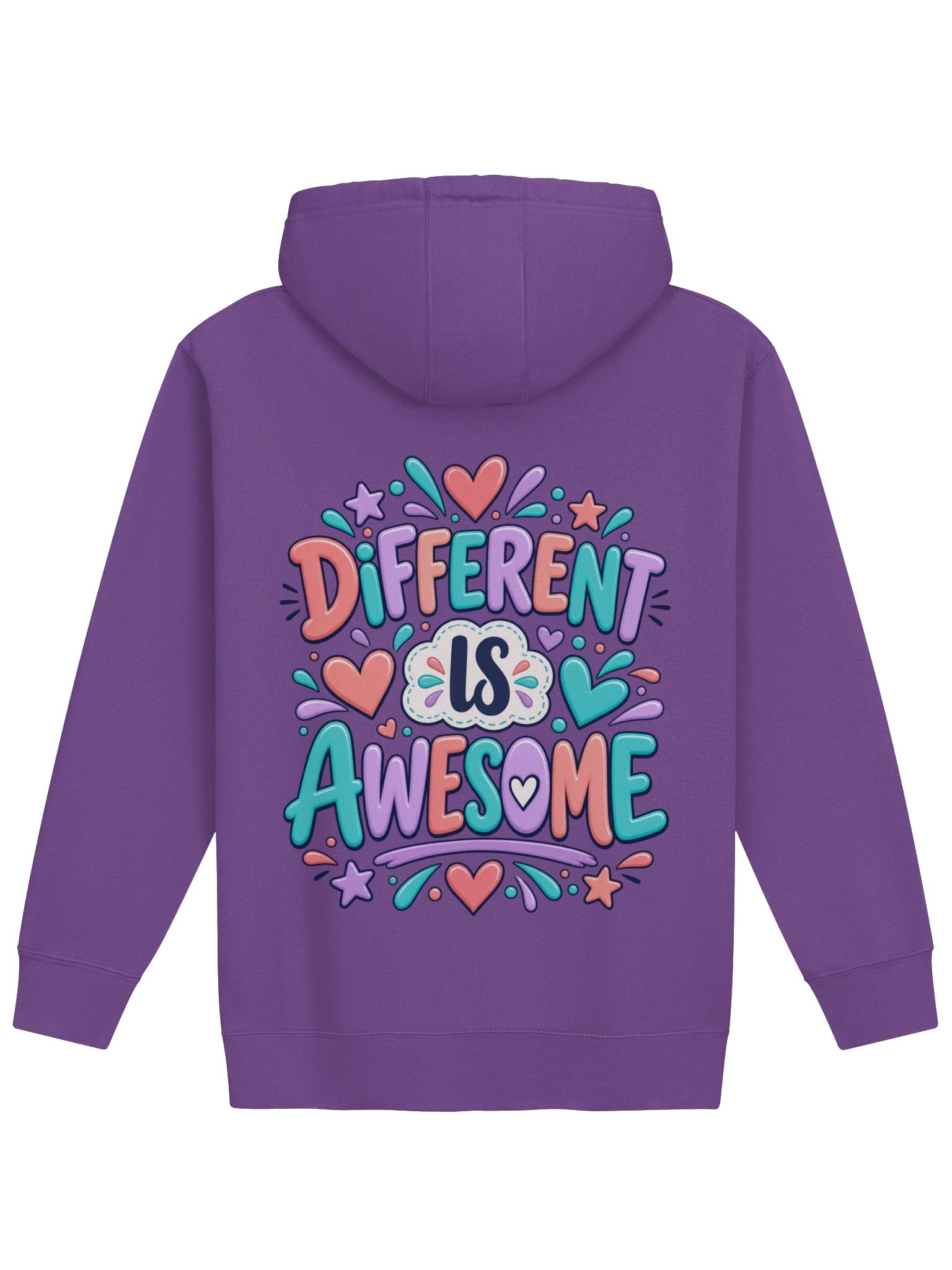 Inspirational Hoodie - Different is Awesome product image (1)