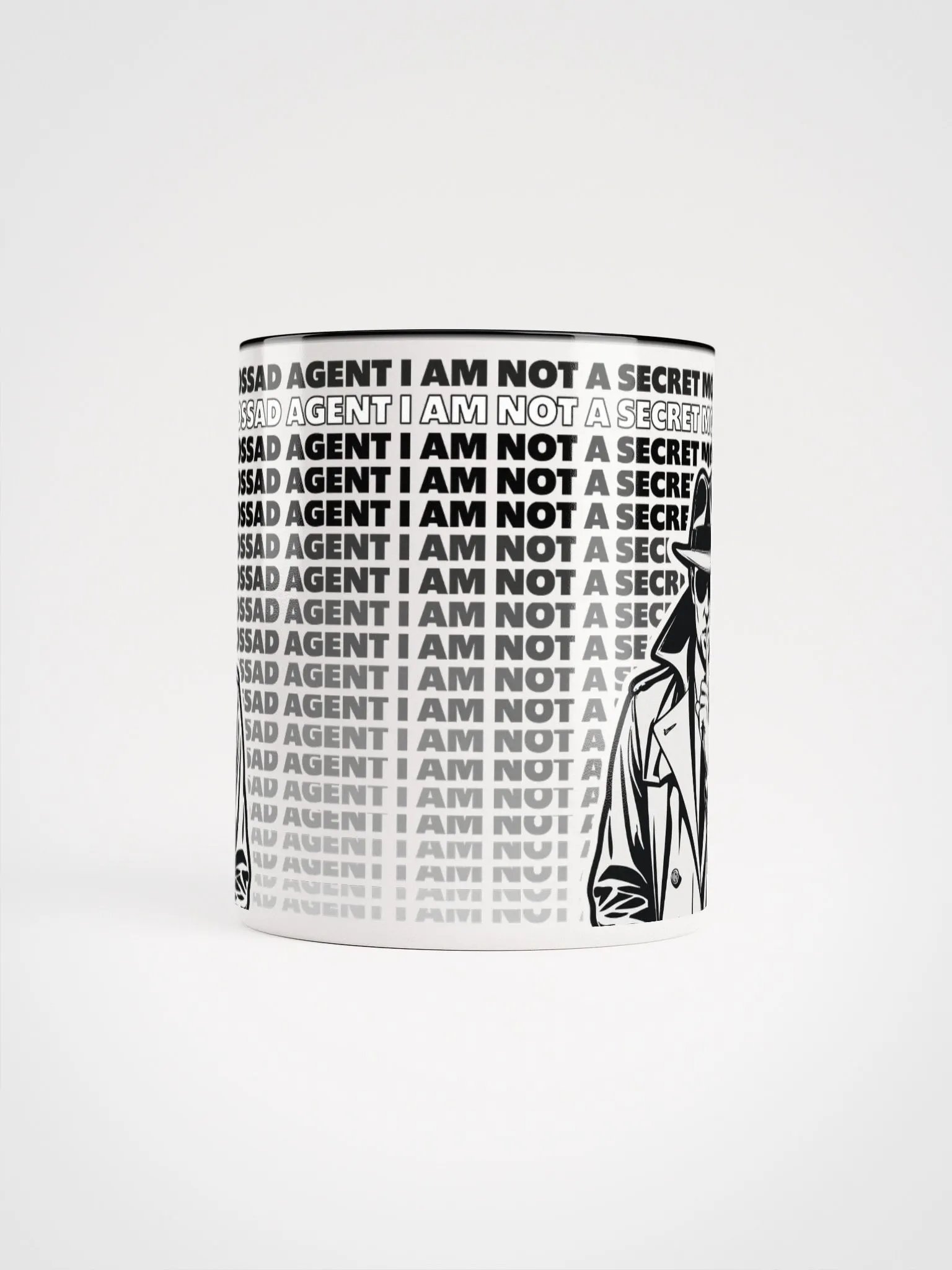 Secret Mossad Man Duo-Color Mug product image (4)