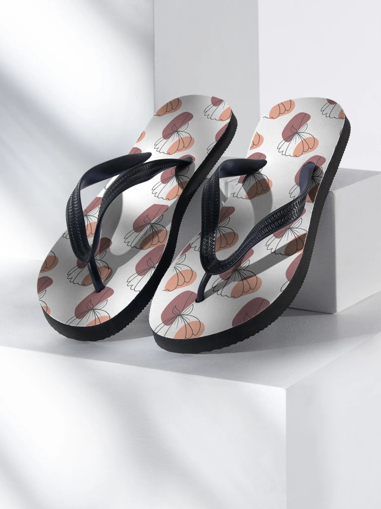 Peachy Petal Paradise Flip-Flops product image (1)