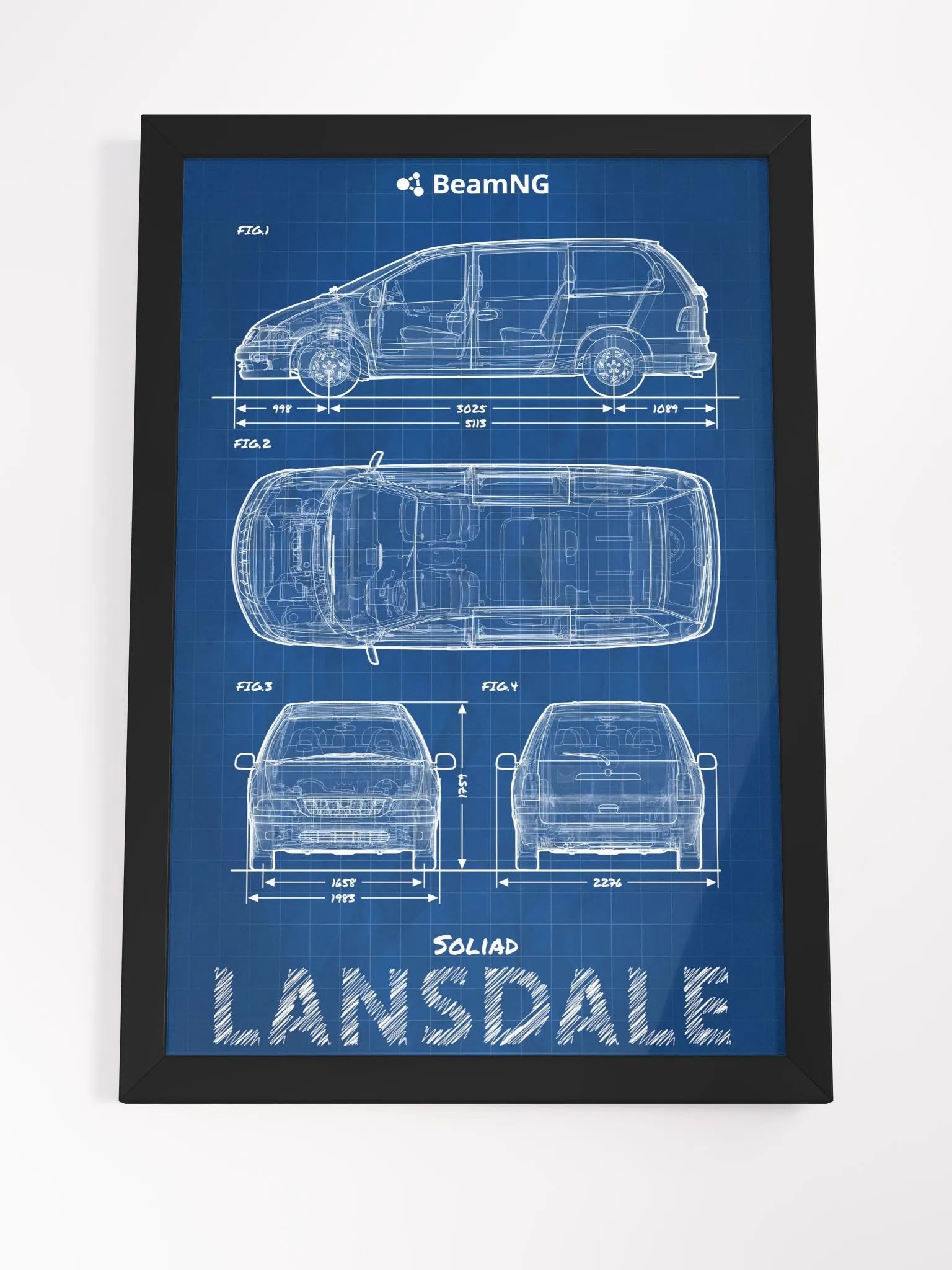 Framed Poster: Soliad Lansdale Blueprint product image (4)