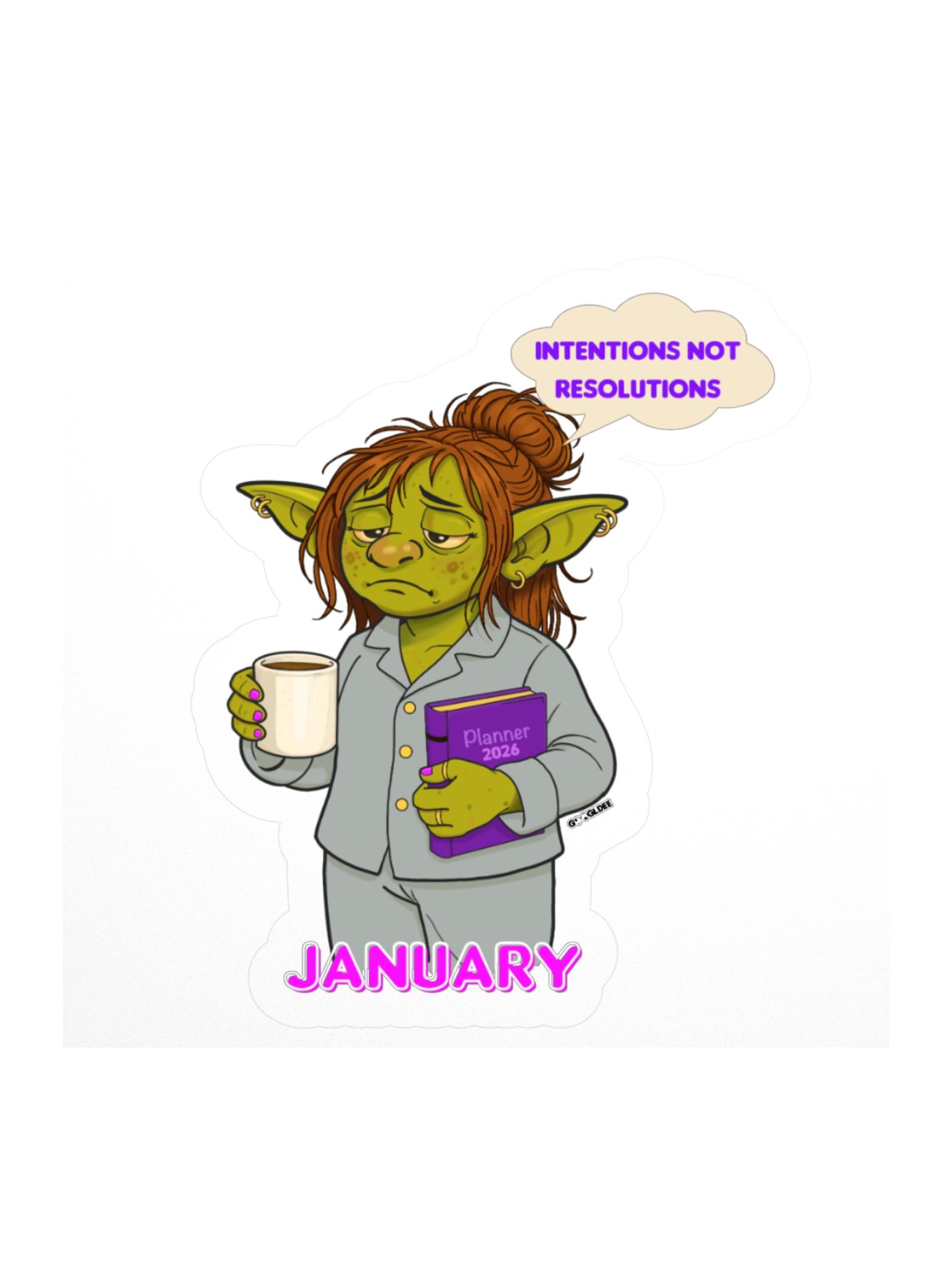 January Sub Sticker product image (1)