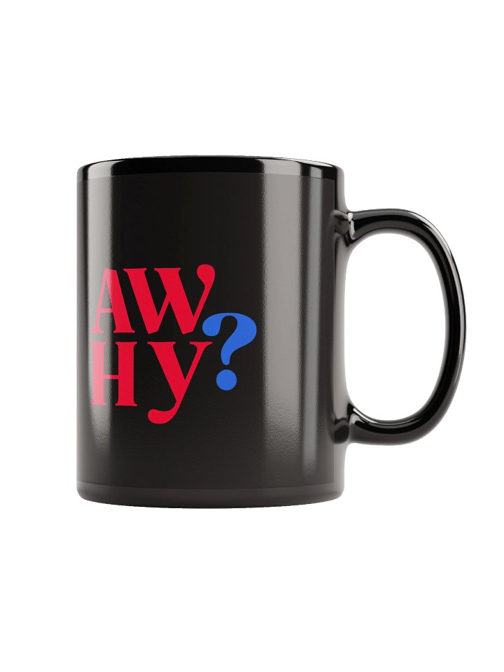 America, Who Hurt You? Black Glossy Mug product image (1)