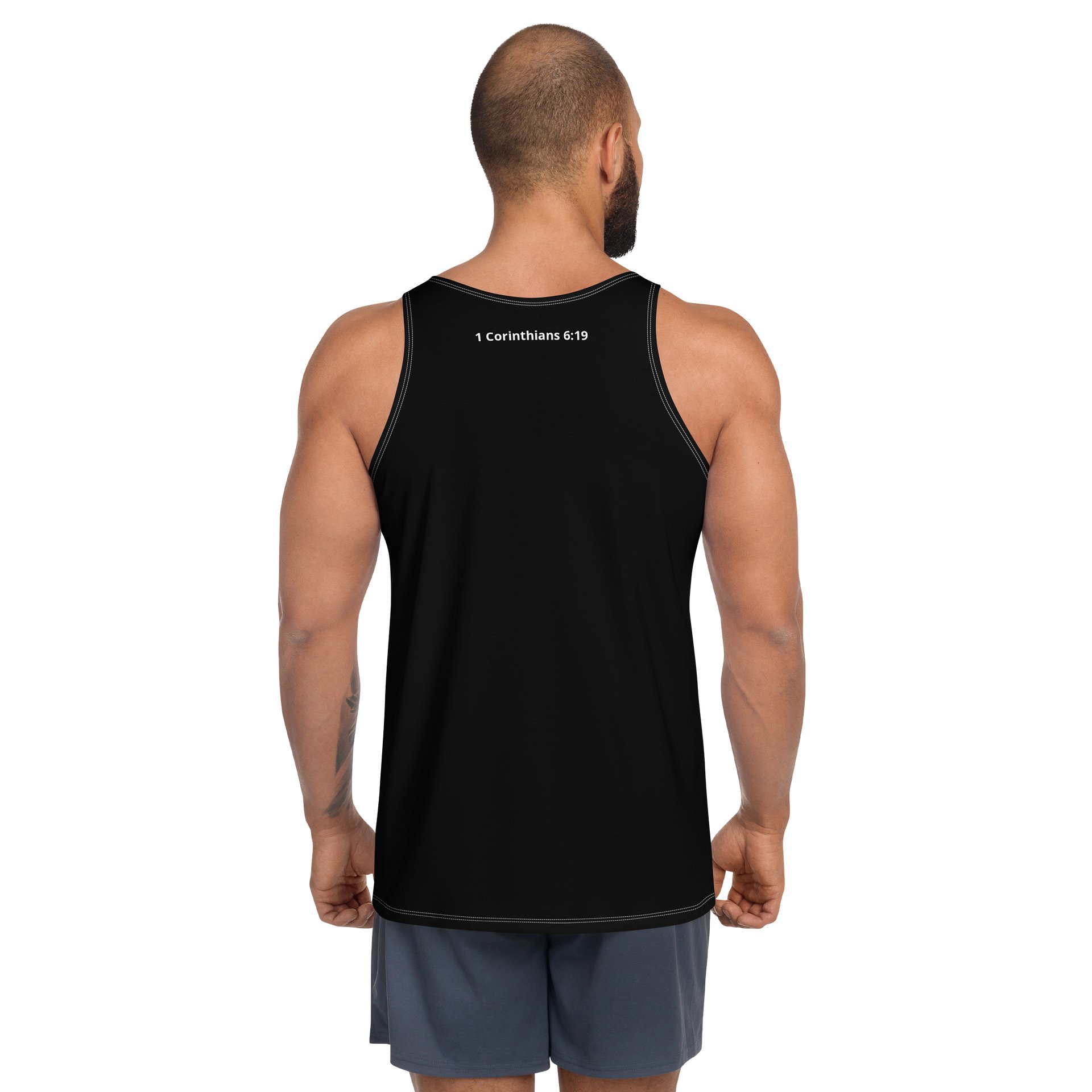 Mens His House Black Performance Tank product image (4)