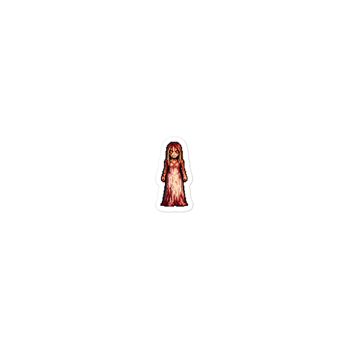 Carrie Retro Pixel Art Laptop Sticker product image (1)