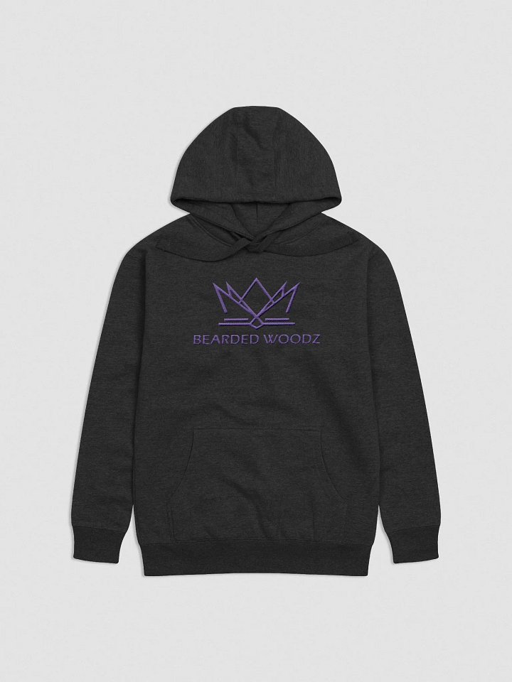 Women's Bearded Woodz Hoodie (Purple Embroidery) product image (1)