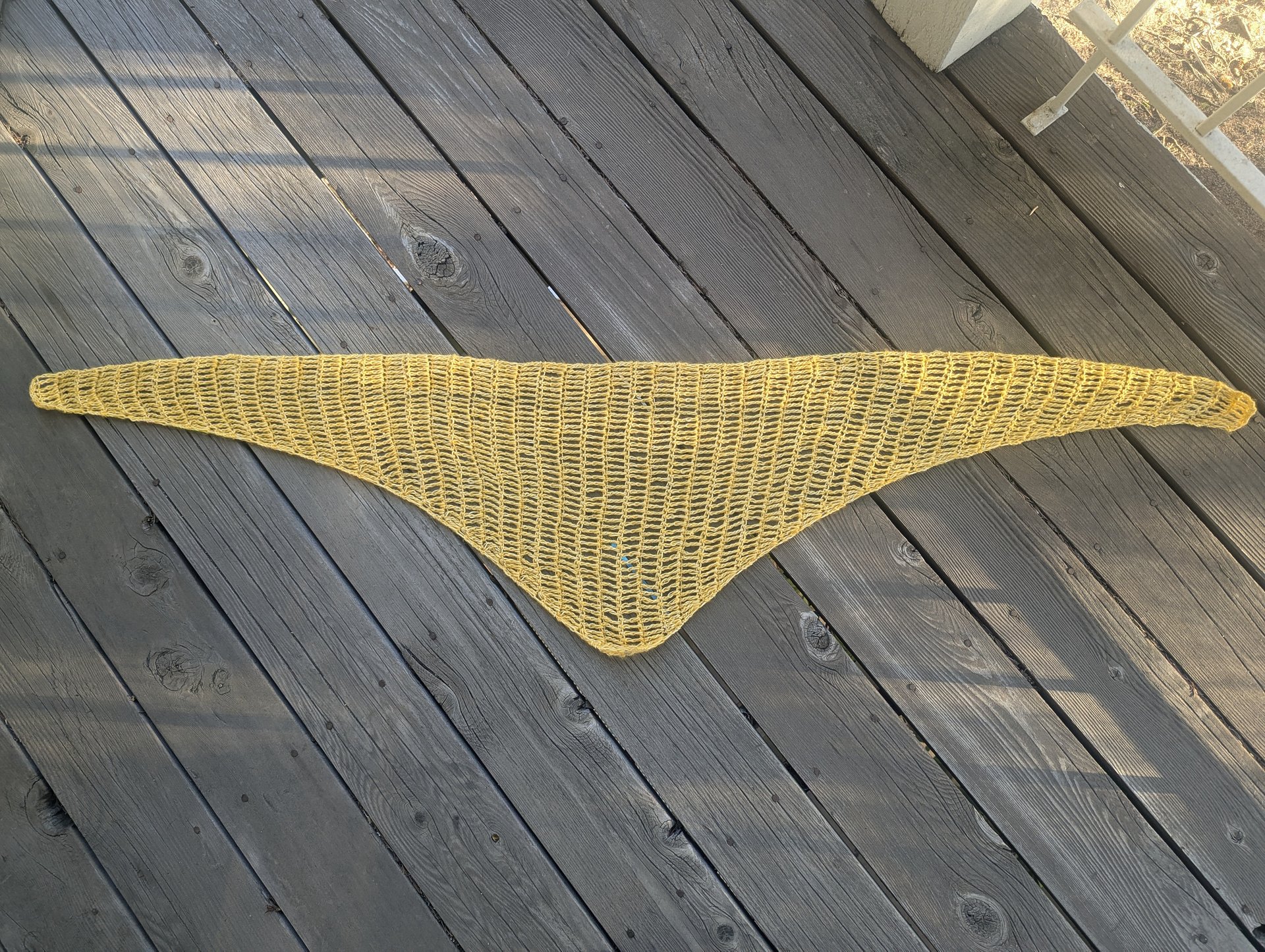 String Along Shawl - Yellow product image (1)