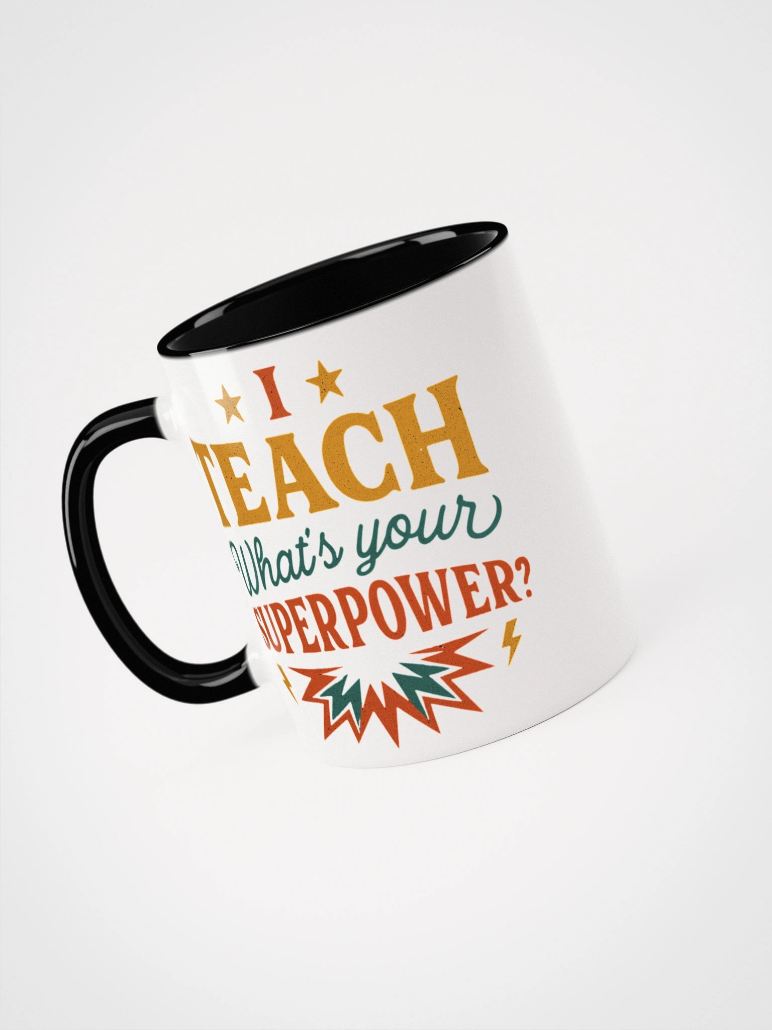 I Teach What’s Your Superpower Mug – Super Teacher Coffee Cup product image (31)