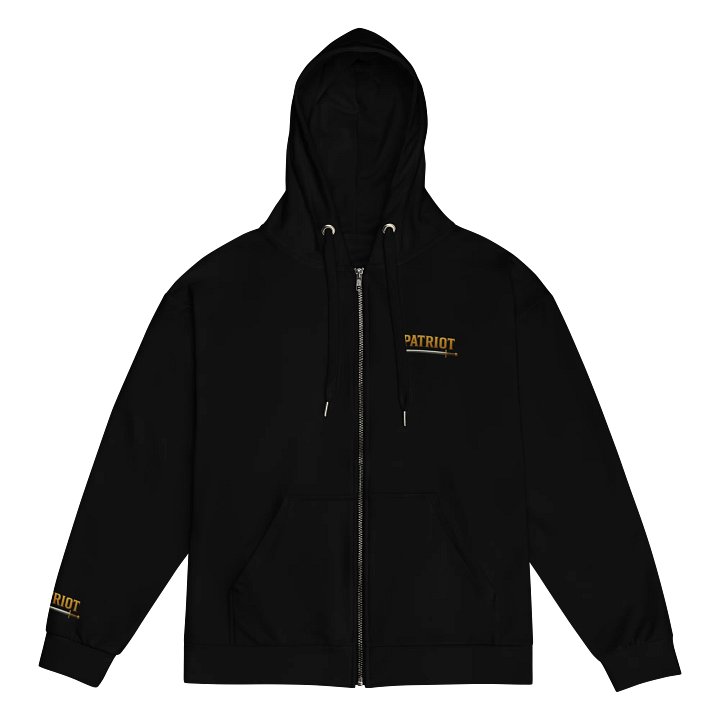 Golden Patriot Sword Unisex Zip Hoodie product image (1)