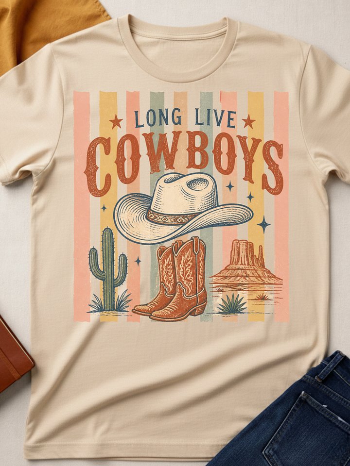 Cowboy Sunset Stripes product image (1)