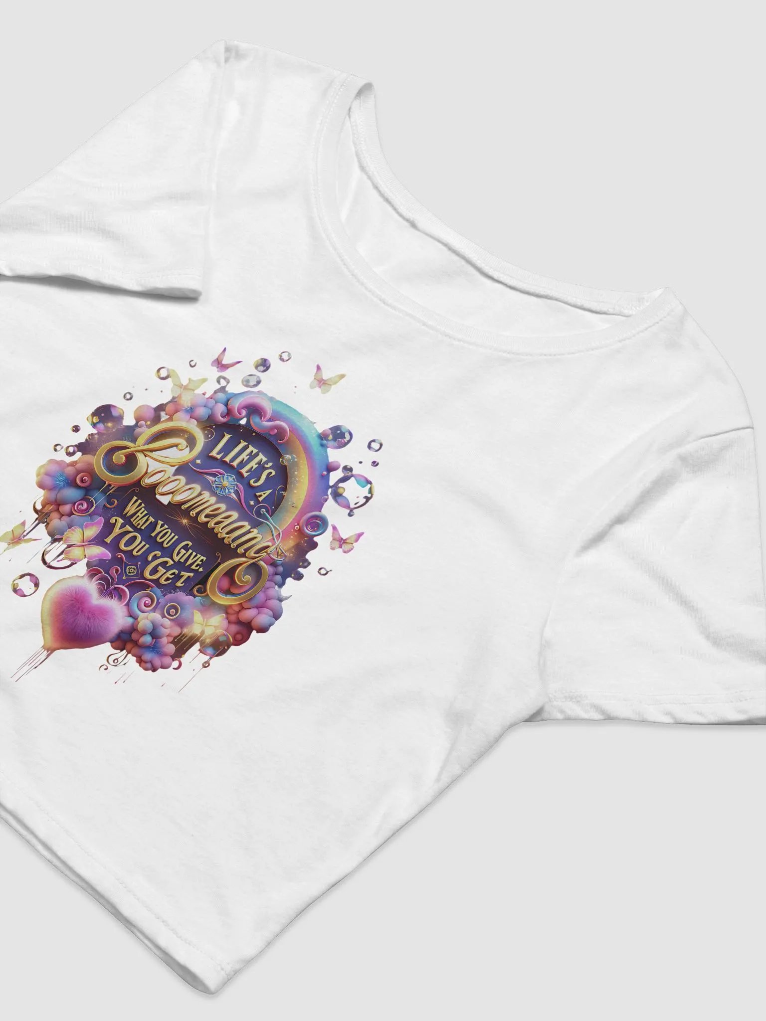 Boomerang Reflection Women's Crop Tee product image (12)