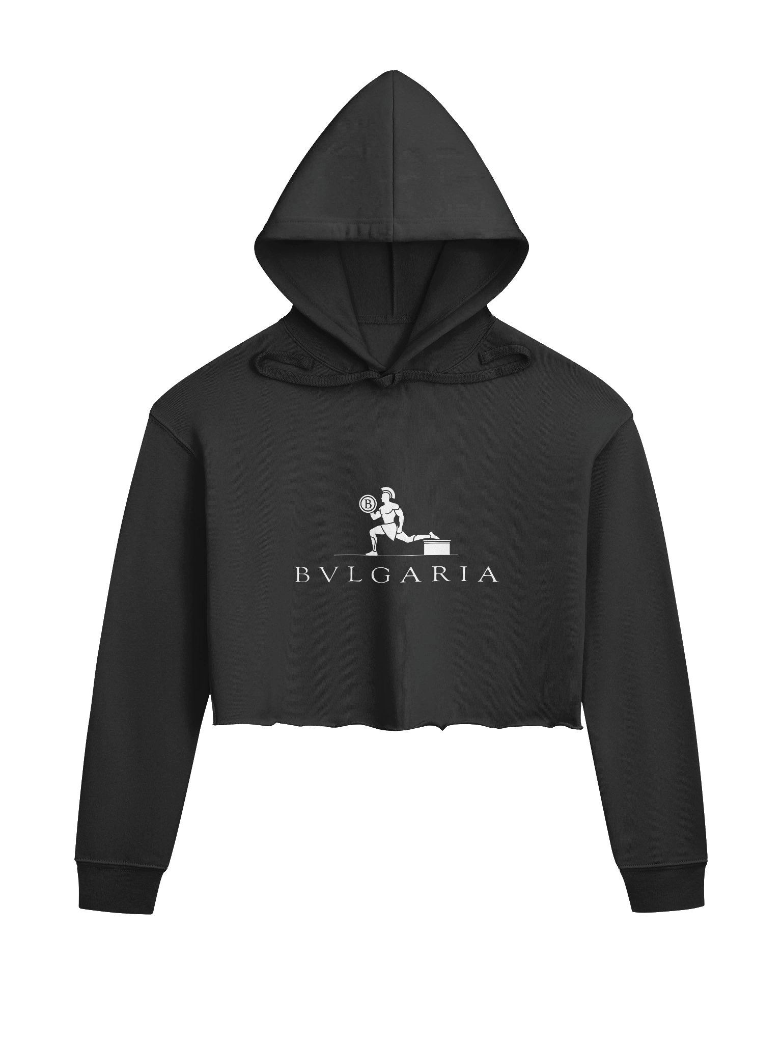 BVLGARIA Fleece Crop Hoodie product image (1)