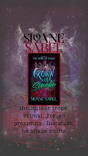 Crown of Smoke is book two in a queer, blood-slicked fantasy full of feral romance, twisted magic, and the slow-burn disaster...